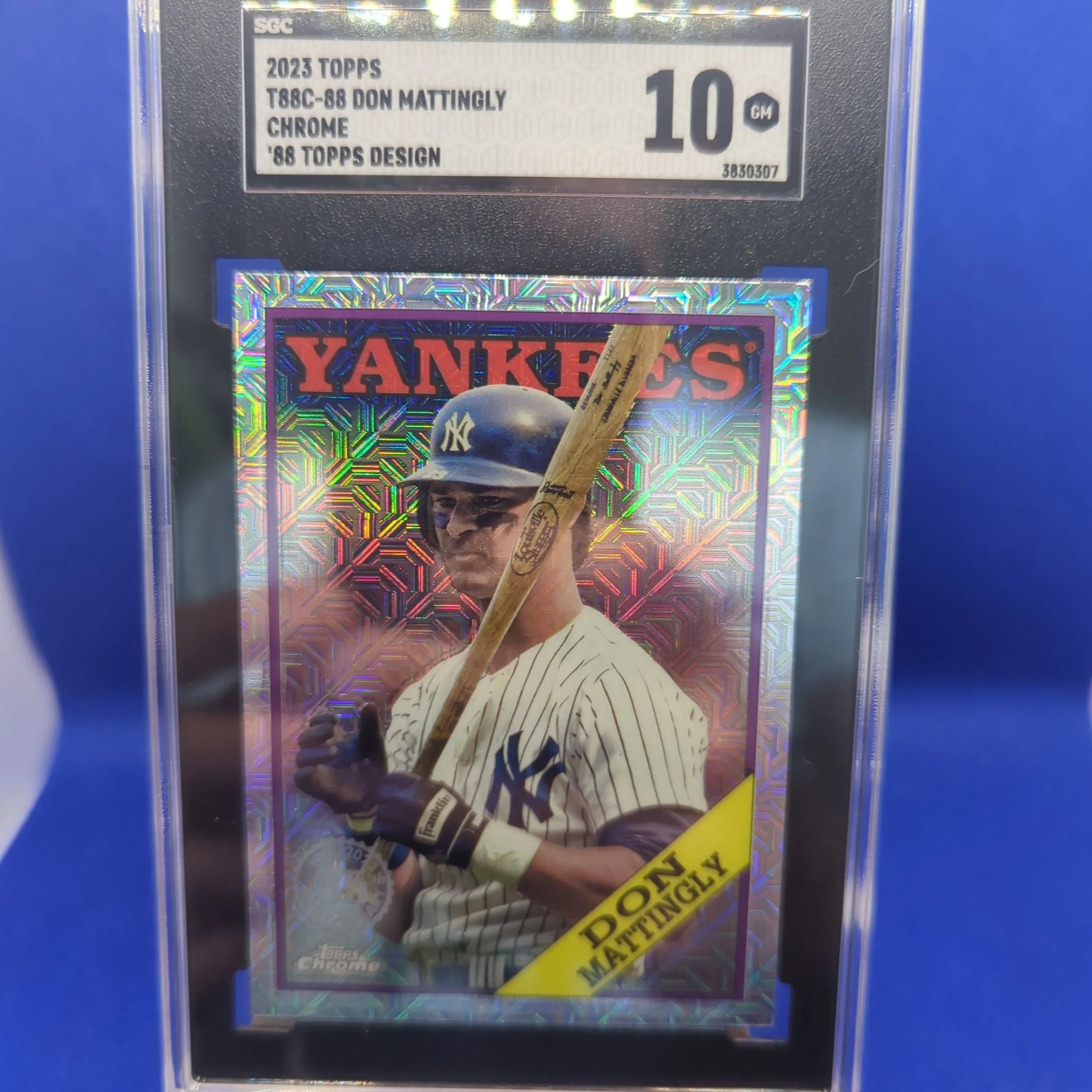 Product image for 2023 Topps Don Mattingly SGC Chrome '88 Topps 10