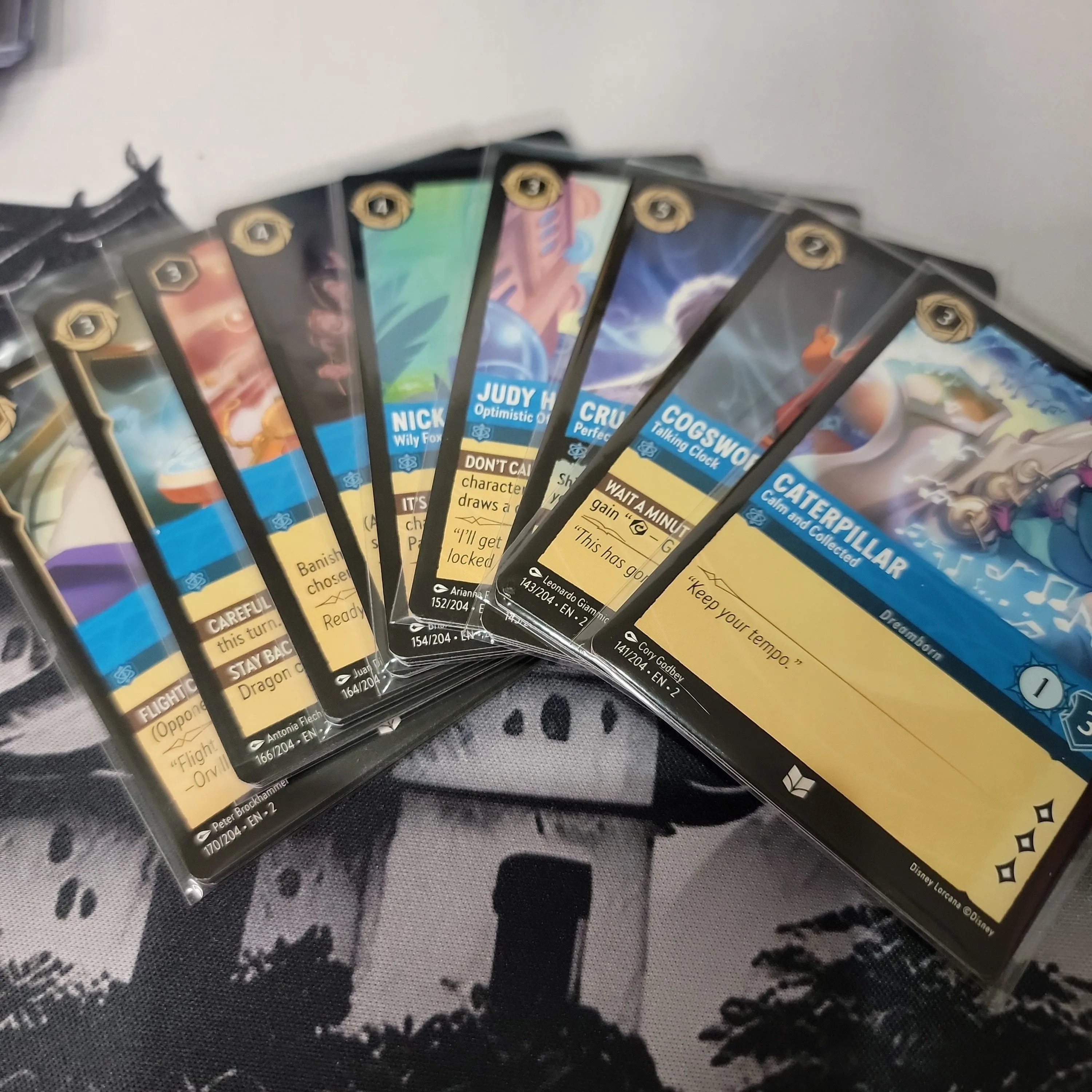 Product image for Lorcana! Full Sapphire Uncommon playset from Rise of the Floodborn