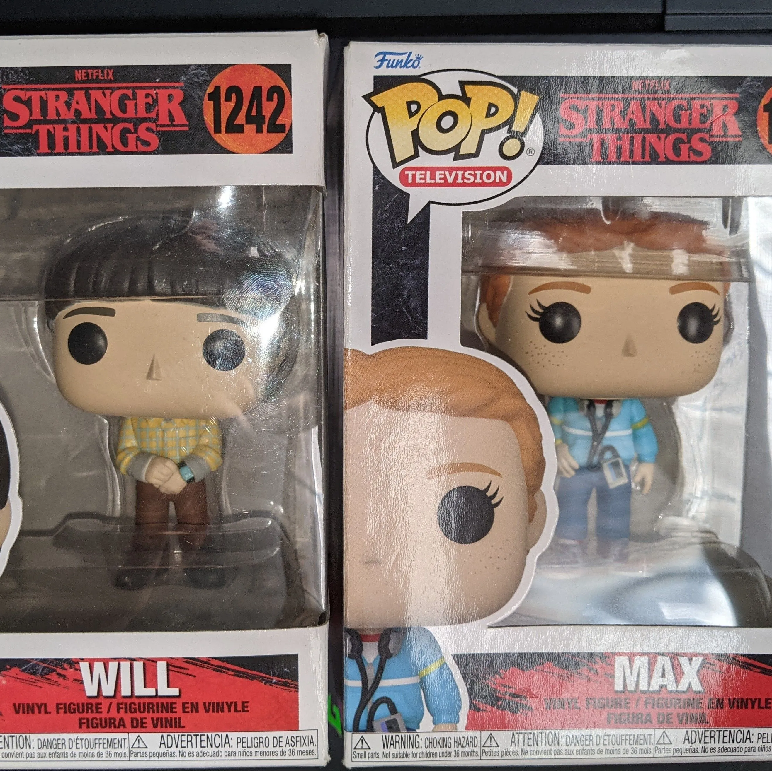 Product image for Stranger Things Action Figures Lot Funko Pop Will and Max New in Box Netflix