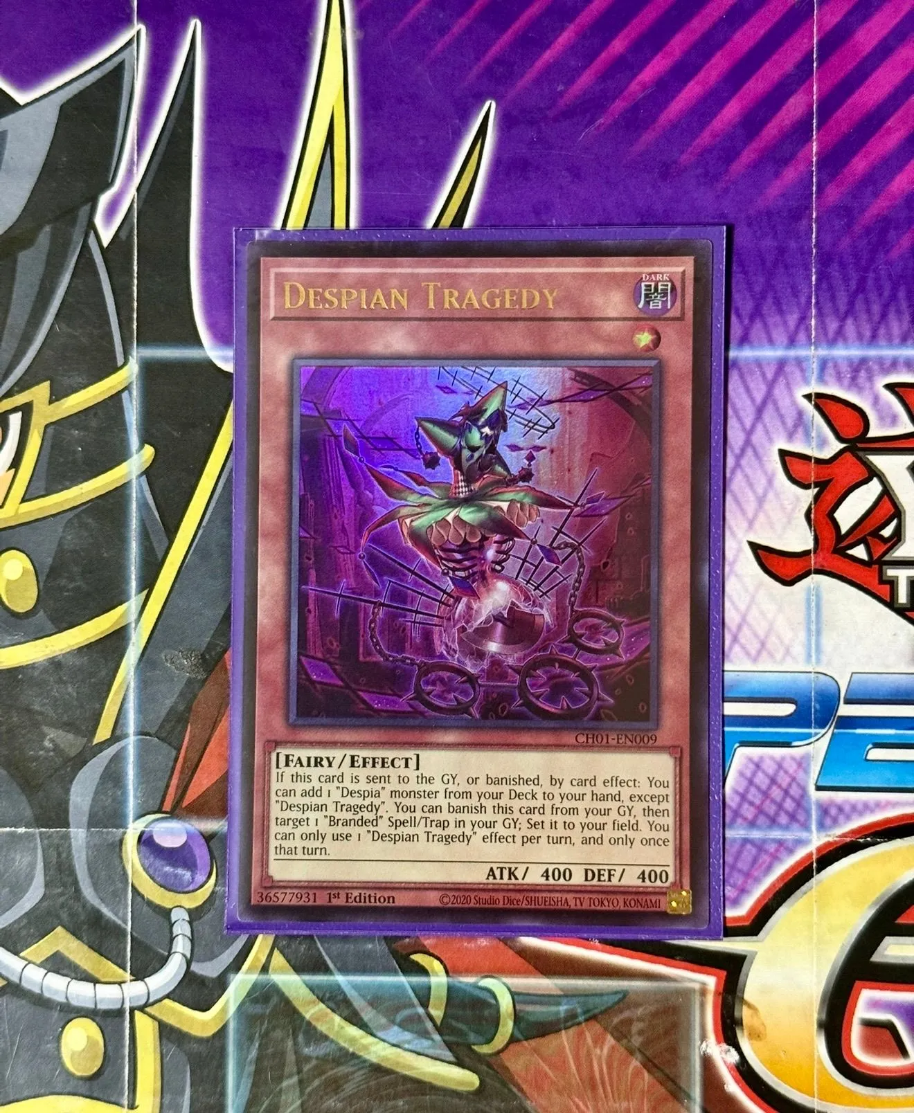 tragedy yugioh card Amazon.com: Yu-Gi-Oh! - Tragedy (RDS-EN049) - Rise of Destiny - 1st Edition main image 1