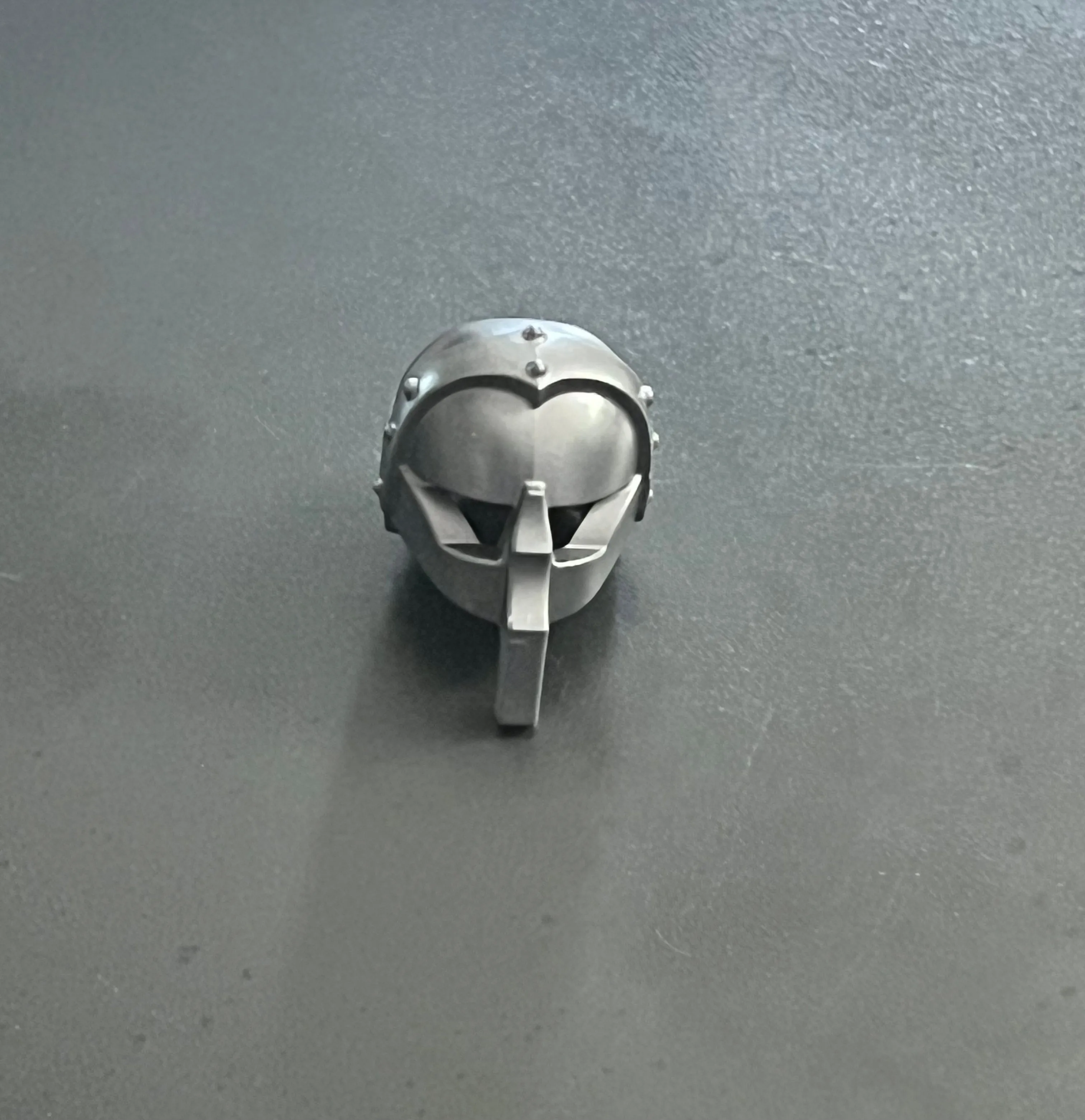 Product image for Helmet: Rivets, Mask w/Eye Holes, and Long Nose Protection