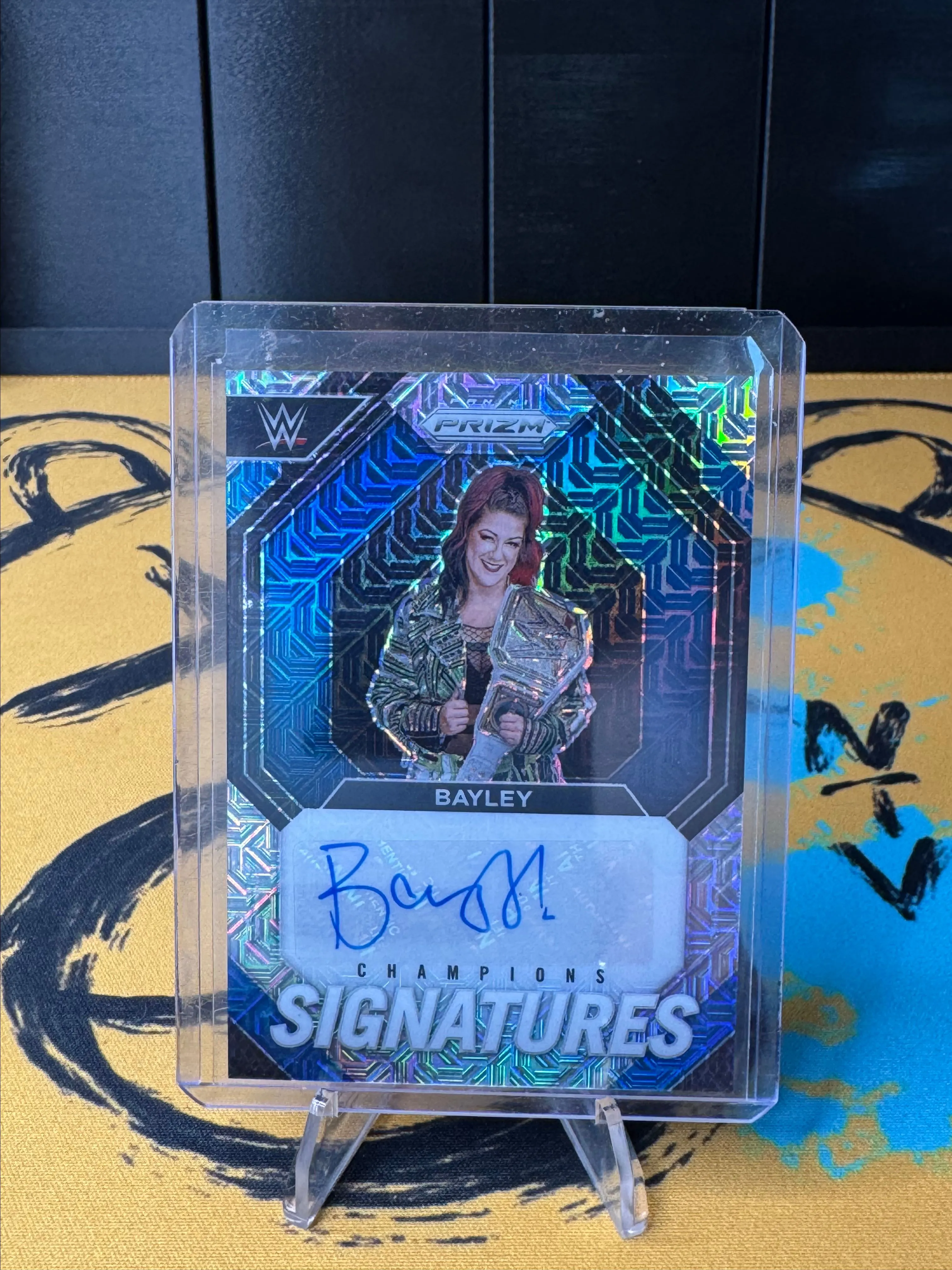 Product image for WWE 2024 Prizm Bayley Mojo Champions Signatures /25