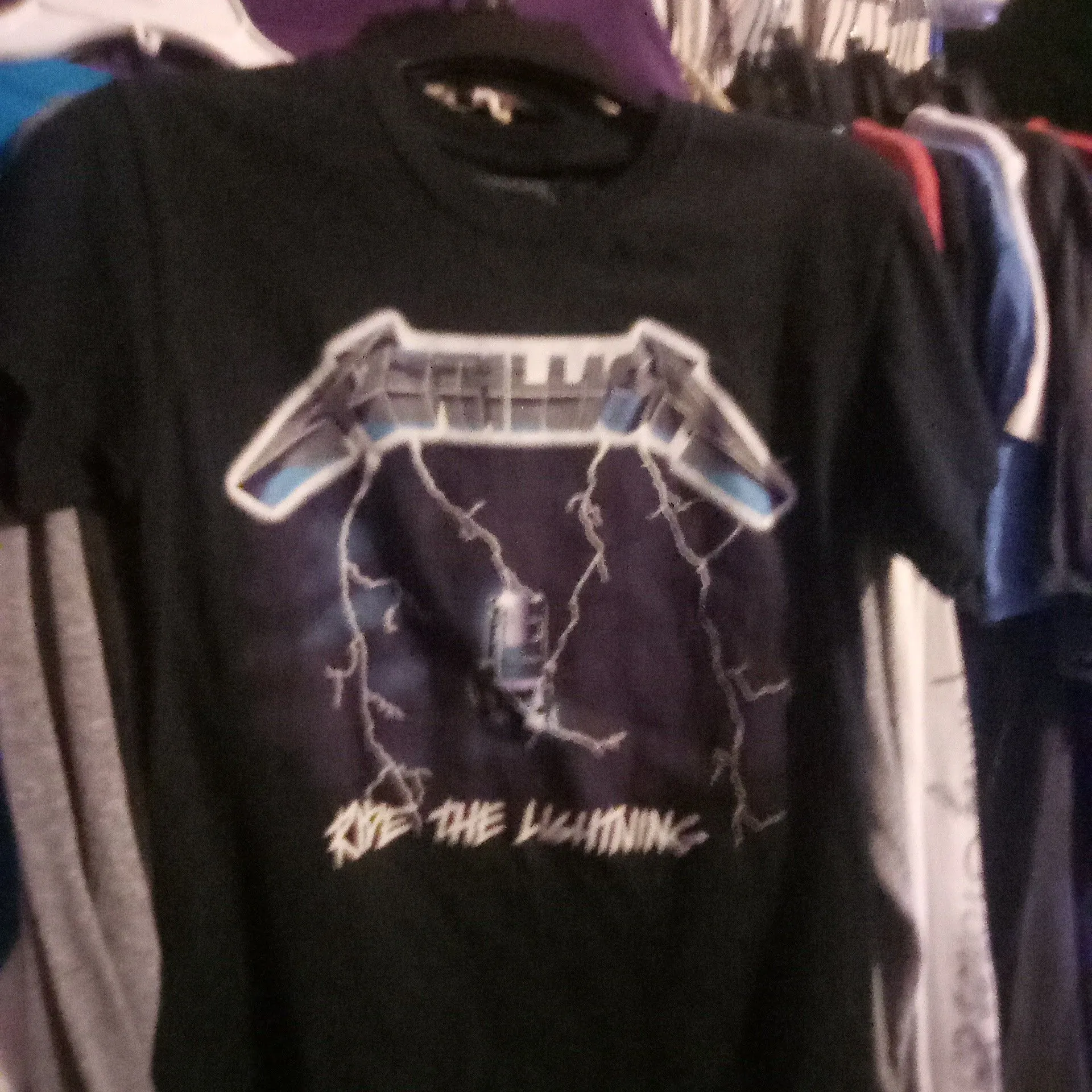 Product image for Metallica heavy metal band black Tshirt small