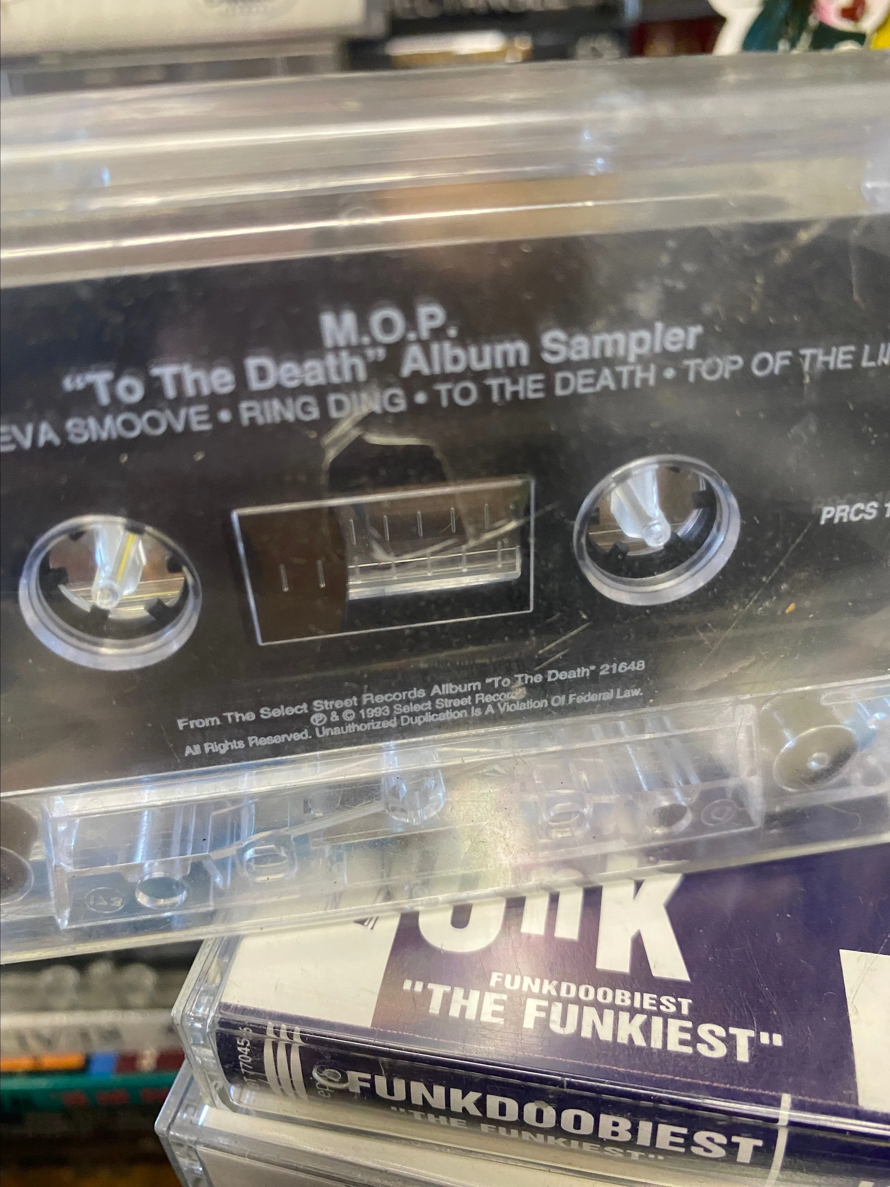 Product image for Mop till death sampler cassette sealed newy