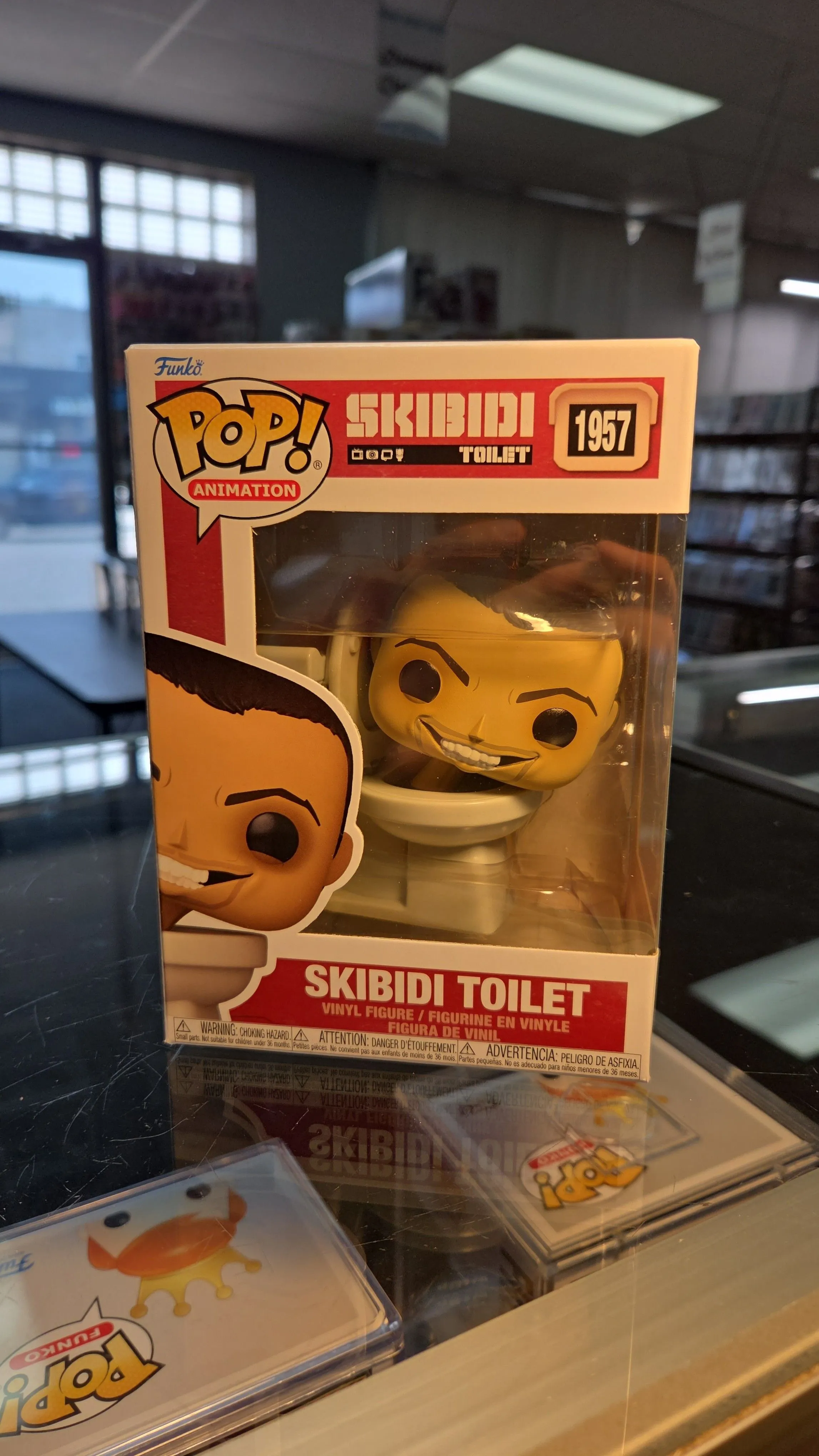 Product image for Skibidi Toilet Funko Pop #1957 w/ Protector 