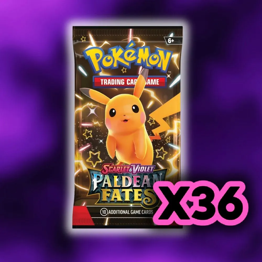 paldean fates 36 pack booster box Køb Team Rocket 1st Edition Booster Pack her på siden main image 0