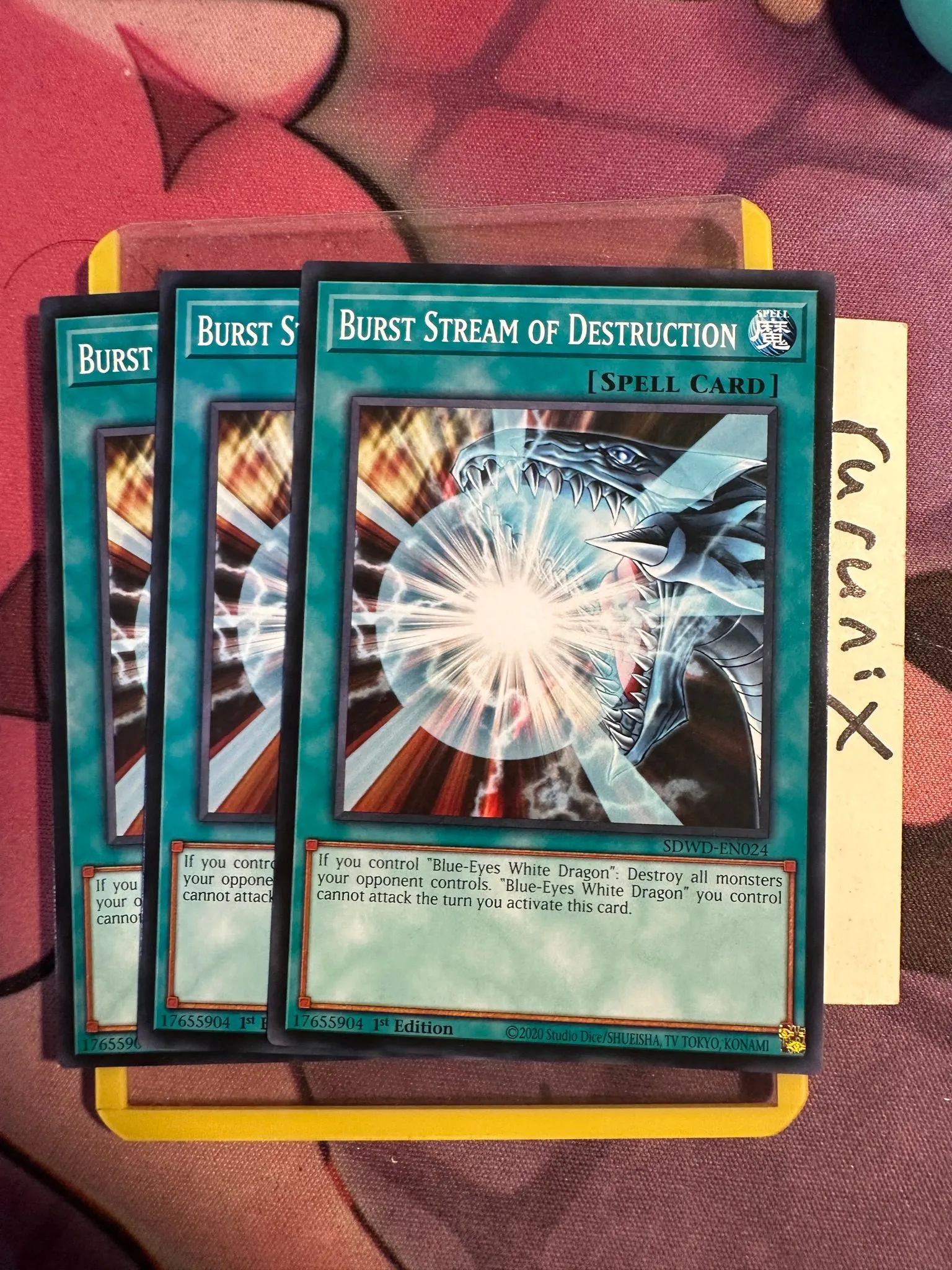 3x Yugioh Burst Stream of Destruction SDWD-EN024 Structure Deck: Blue-Eyes  White Destiny (SDWD)  Whatnot: Shop, Sell, Connect
