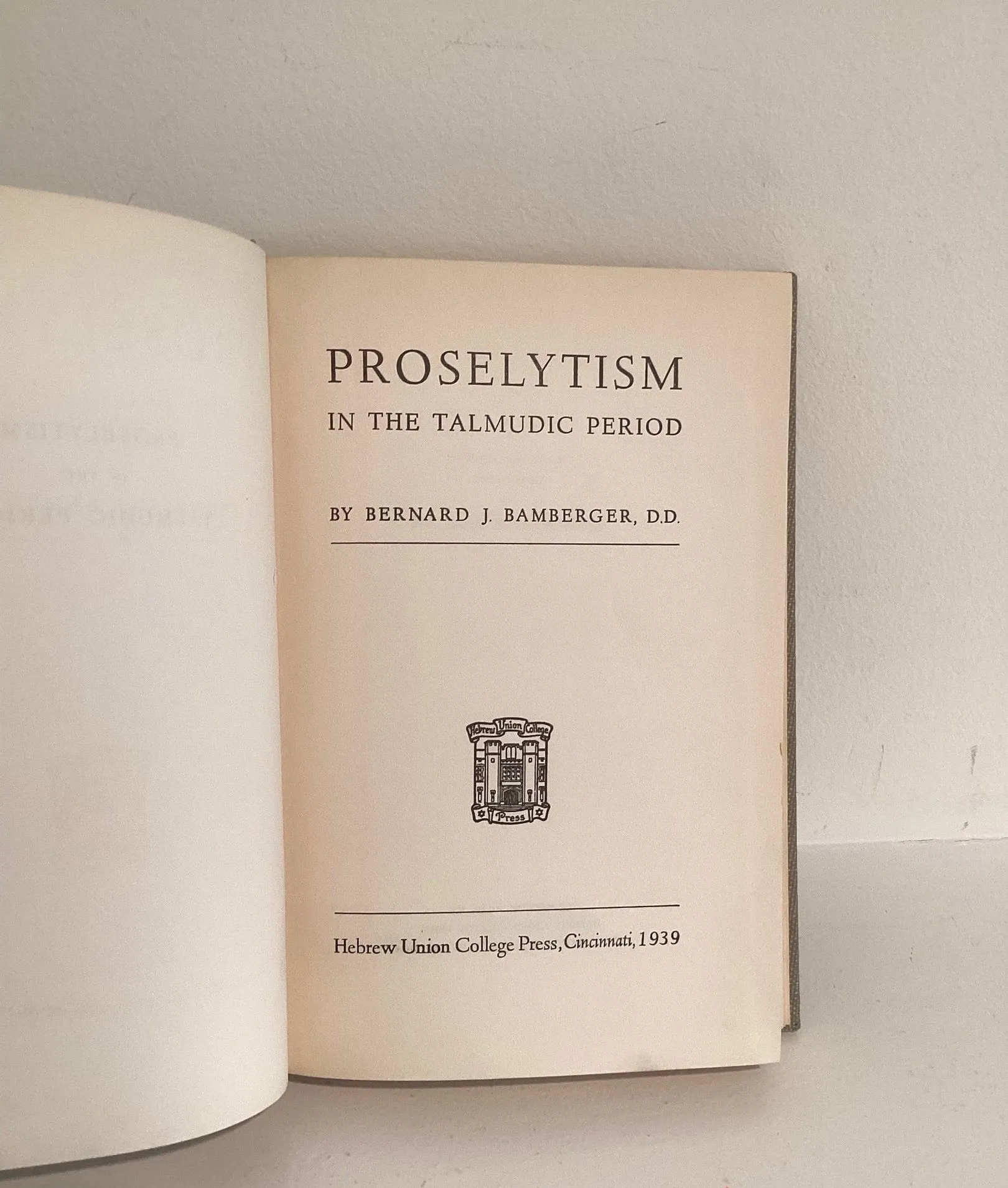Product image for Proselytism in The Talmudic Period Hardcover