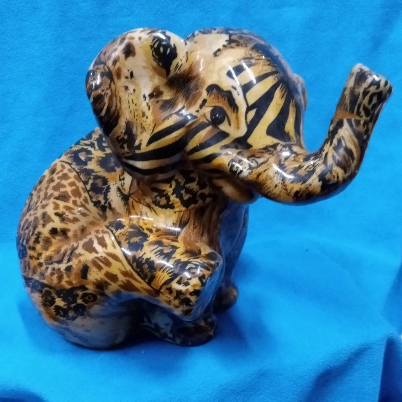 Product image for African pattern baby elephant