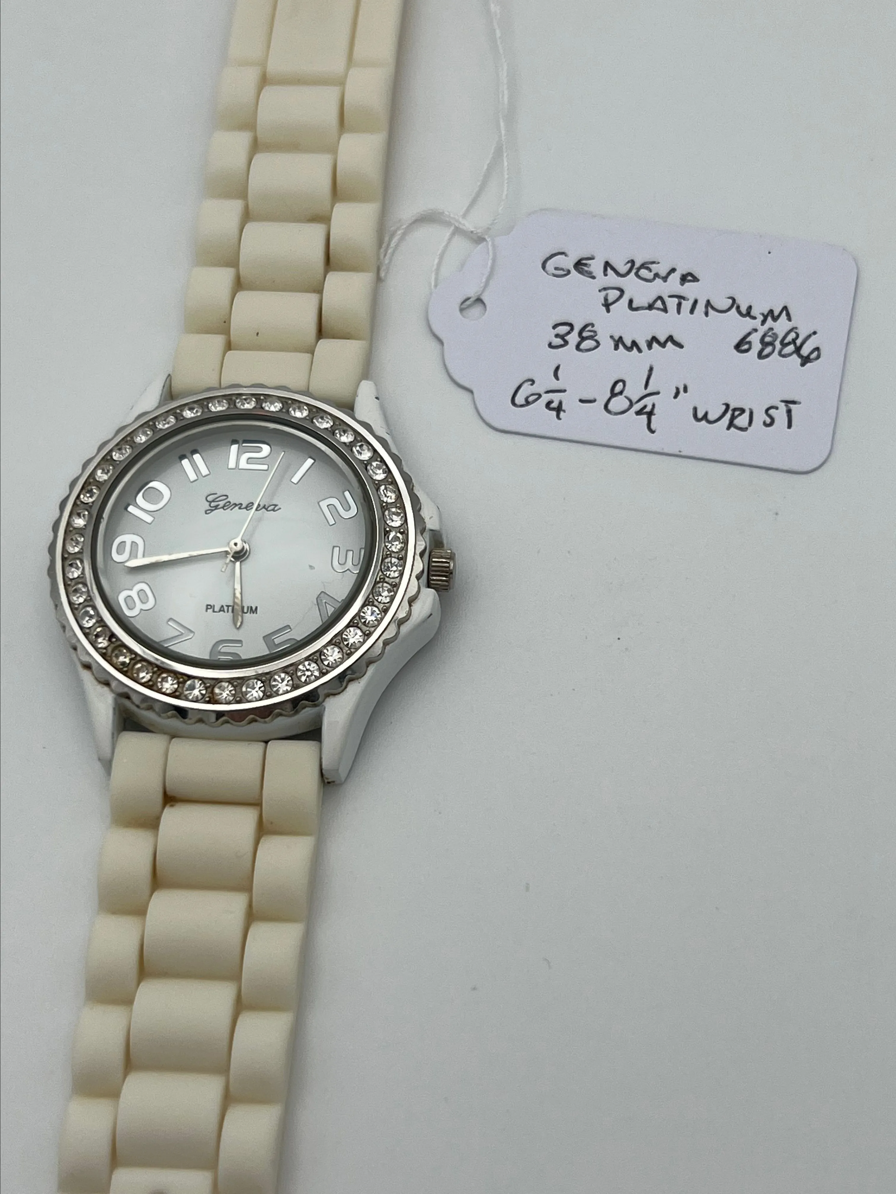 Product image for Geneva Platinum Women's white watch