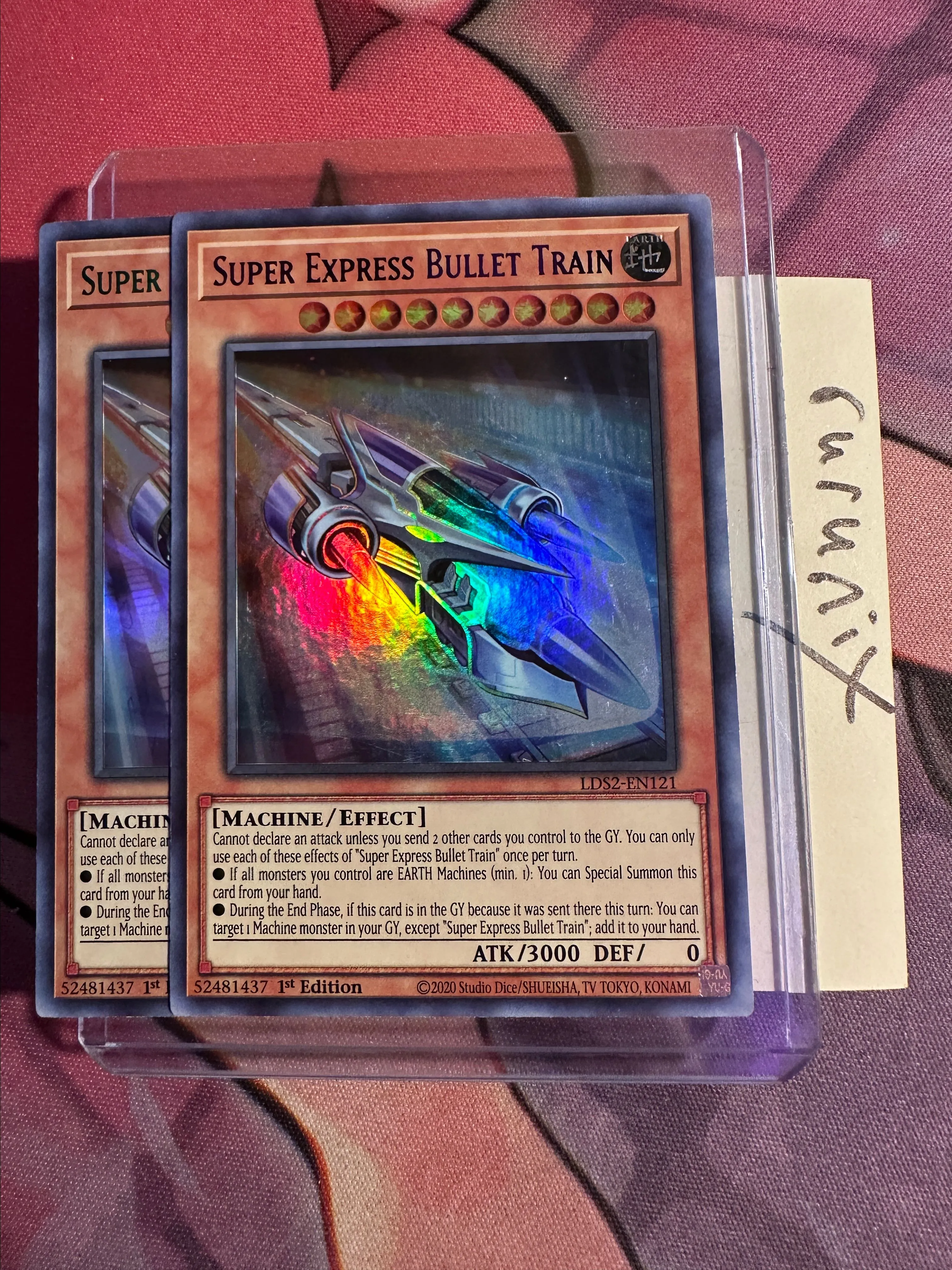 2x Yugioh Super Express Bullet Train LDS2-EN121 Green and Blue Ultra -  Legendary Duelists: Season 2  Whatnot: Shop, Sell, Connect