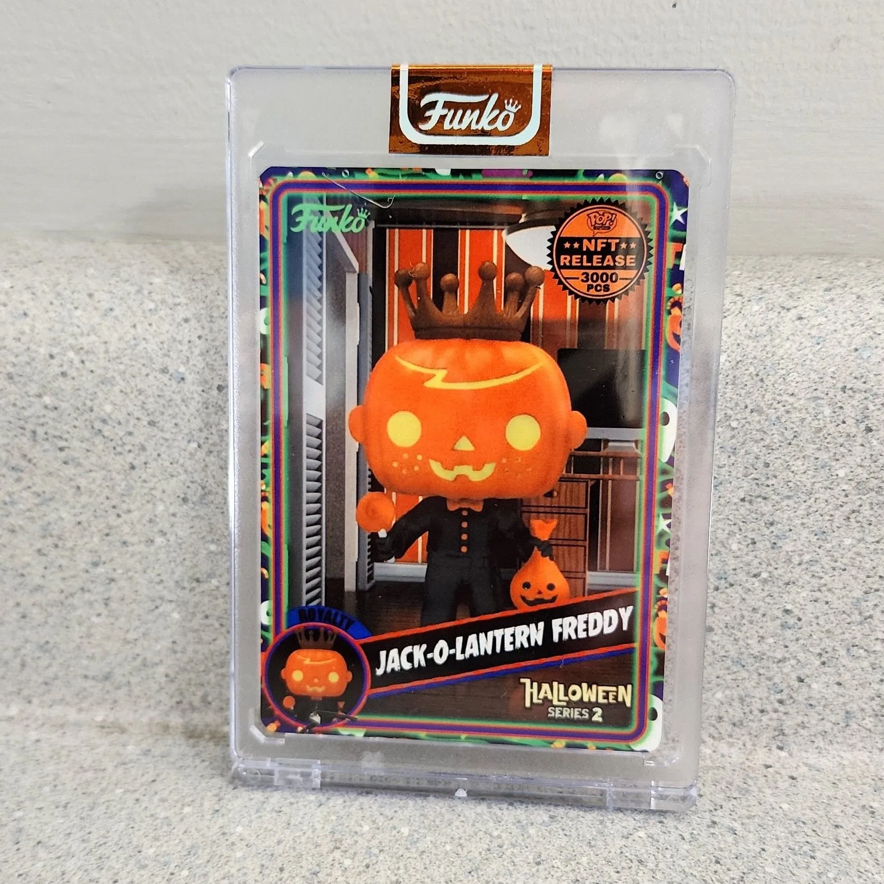 Product image for Jack-O-Lantern Freddy Metal Card