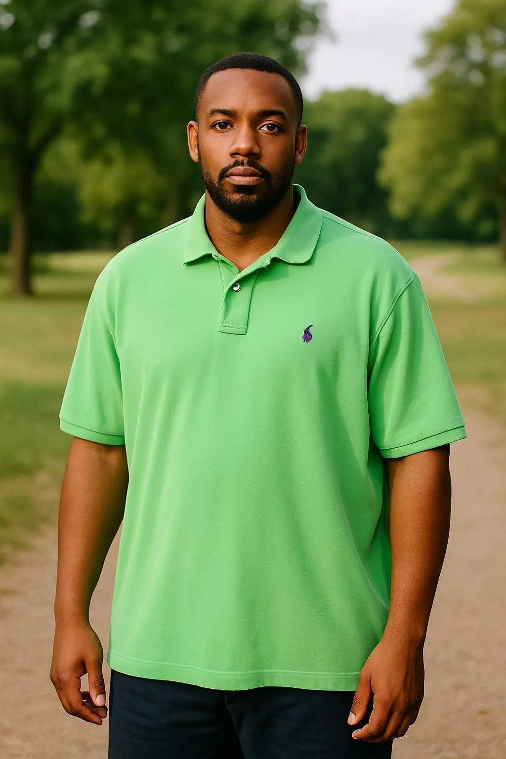 Product image for Polo Ralph Lauren Shirt Men Mint Green 3XL 3XB Big Purple Pony Classic Golf Polo