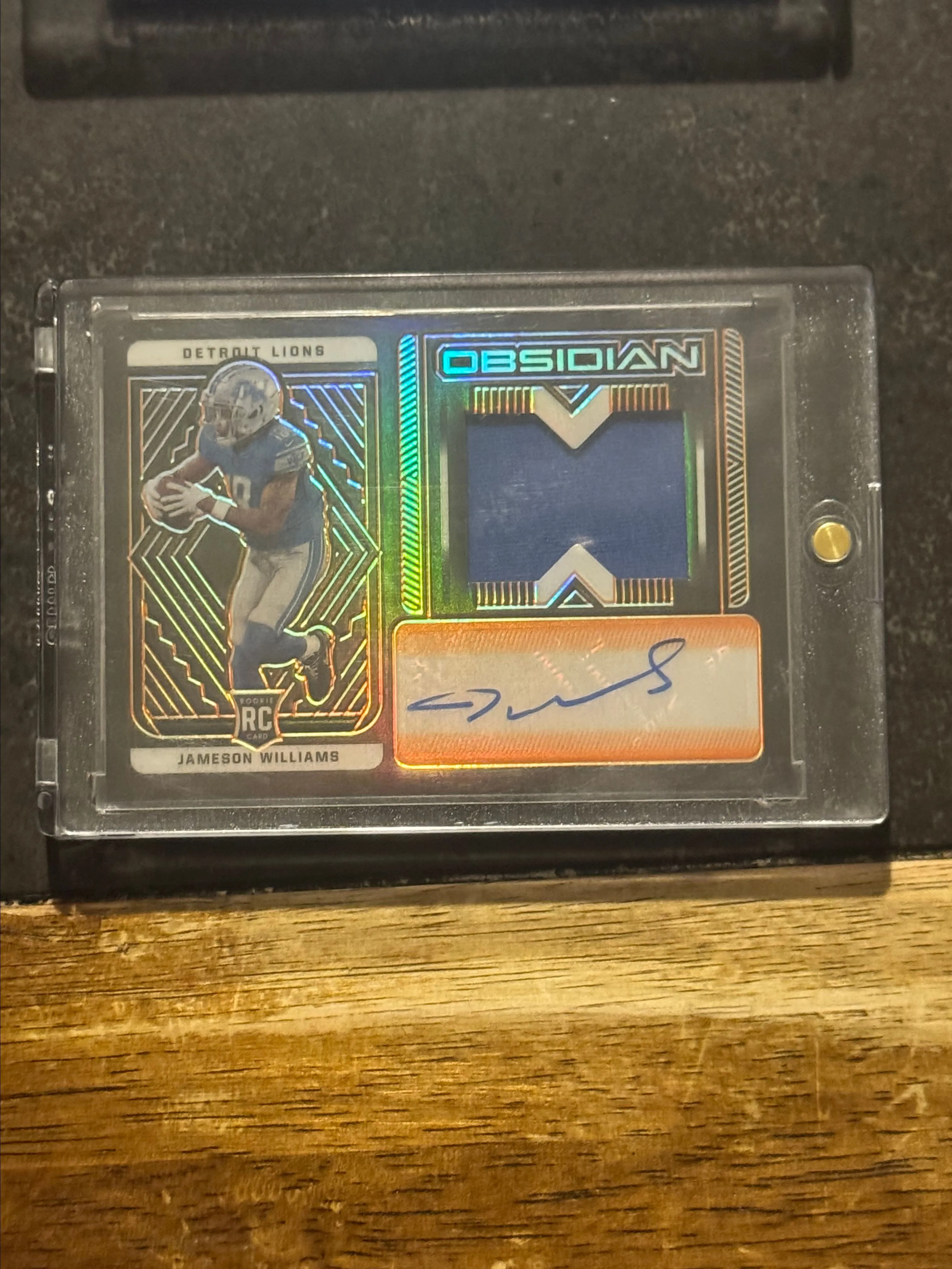 Product image for Jameson Williams panini obsidian orange etch rpa /99