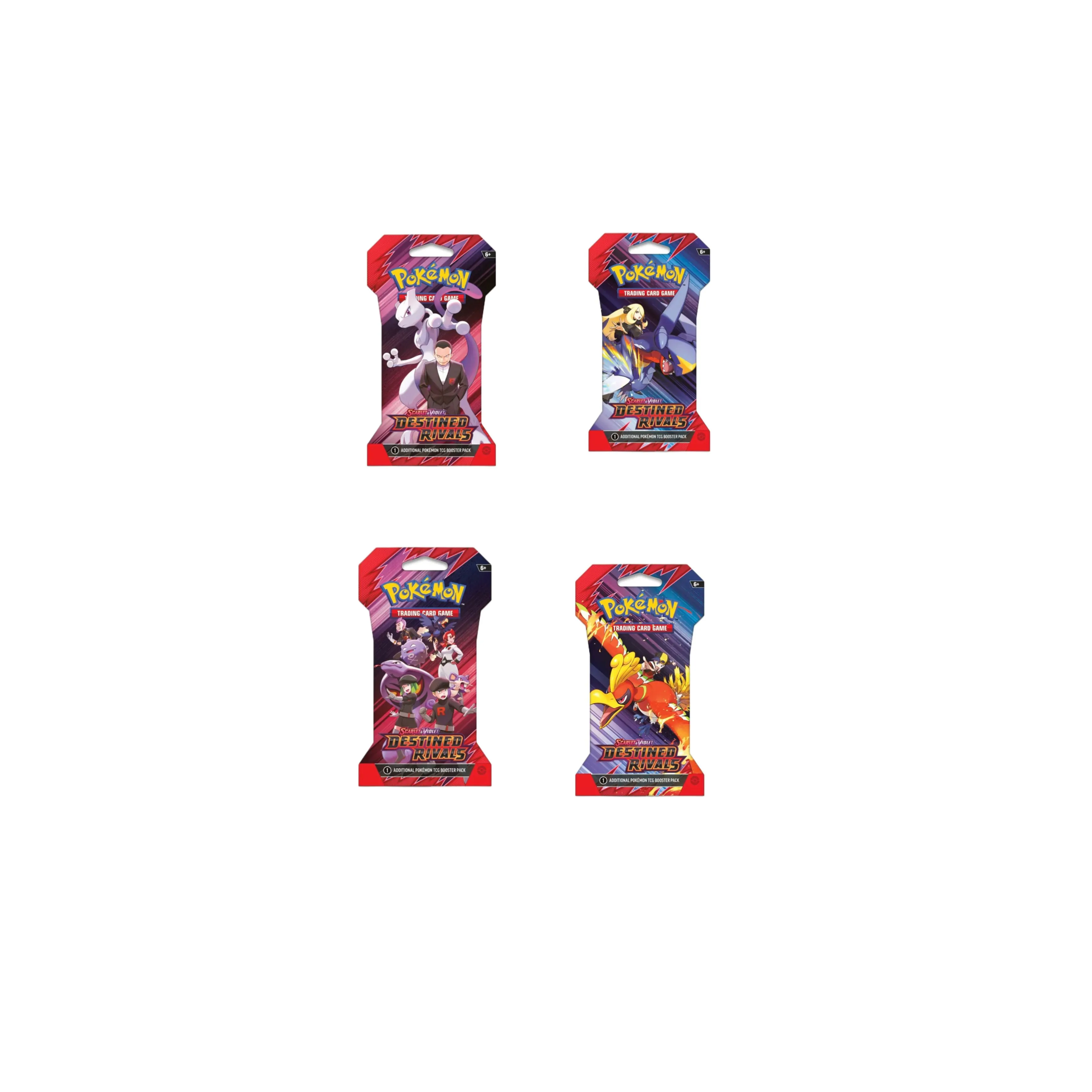 Destined Rivals Sleeved Booster Pack x4 (Full Art Set)  Whatnot: Shop,  Sell, Connect