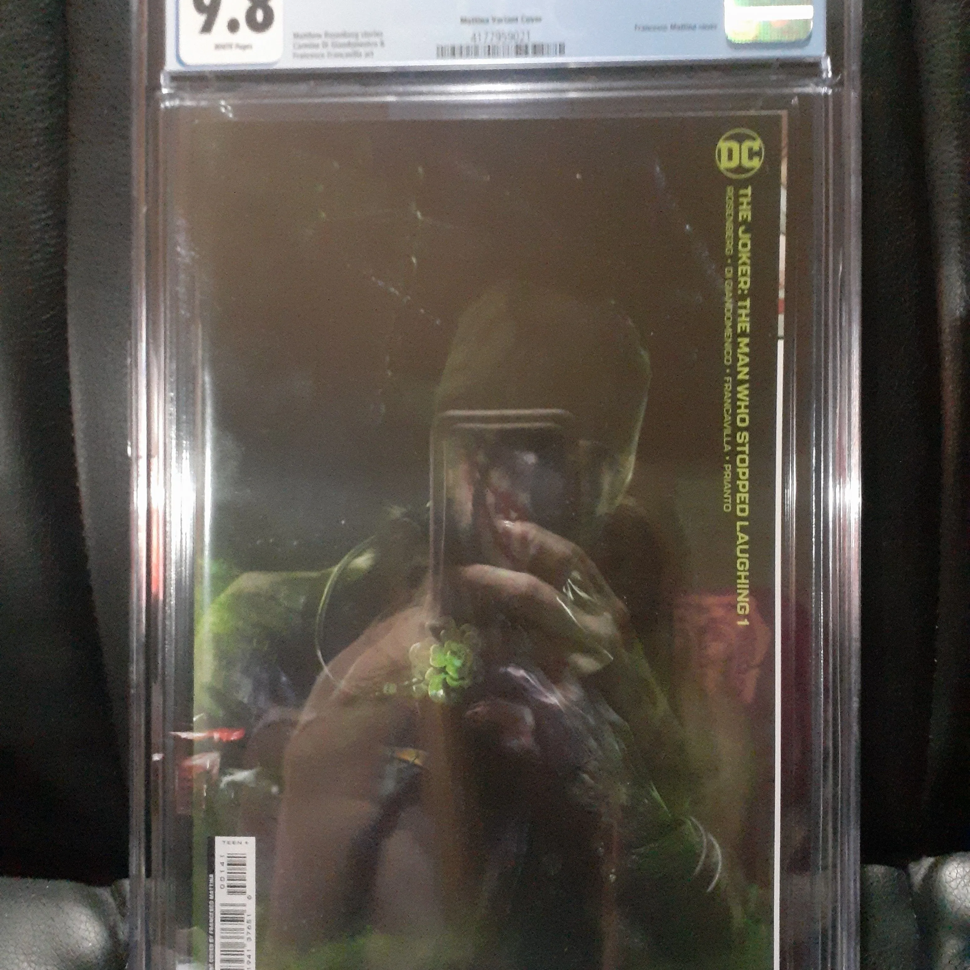 Product image for The Joker: The Man Who Stopped Laughing 1 CGC 9.8 Mattina Variant Cover