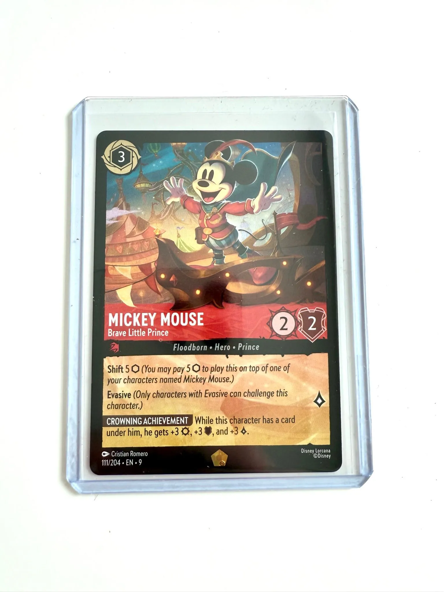 lorcana floodborn card values Mickey Mouse - True Friend
