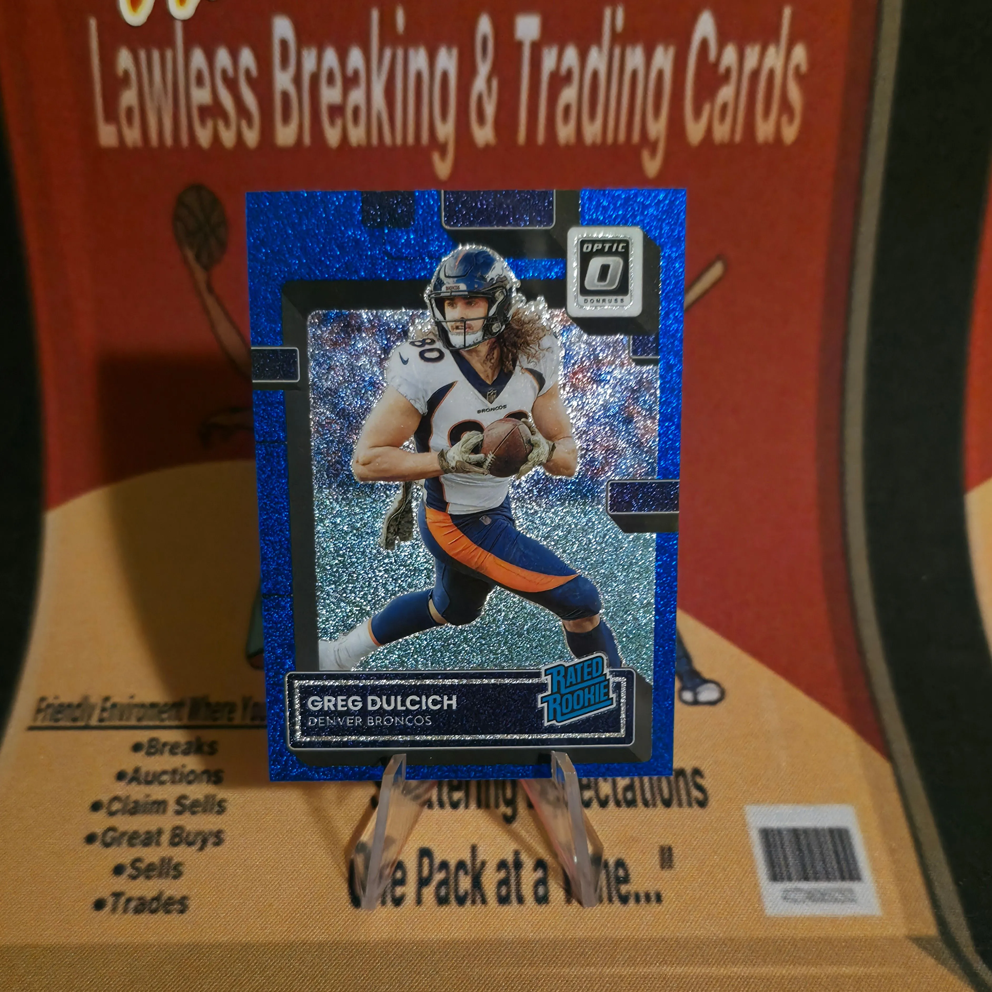 Product image for Greg Dulcich RC WHITE SPARKLE PRIZM HOLO SP