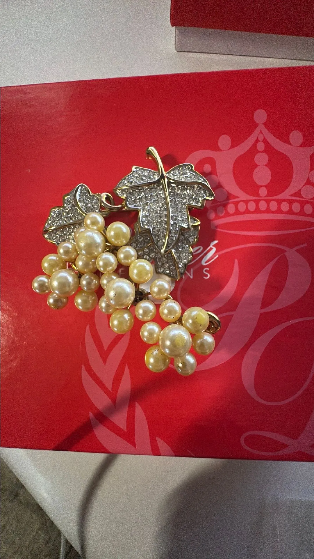 Product image for Faux Pearl Cluster