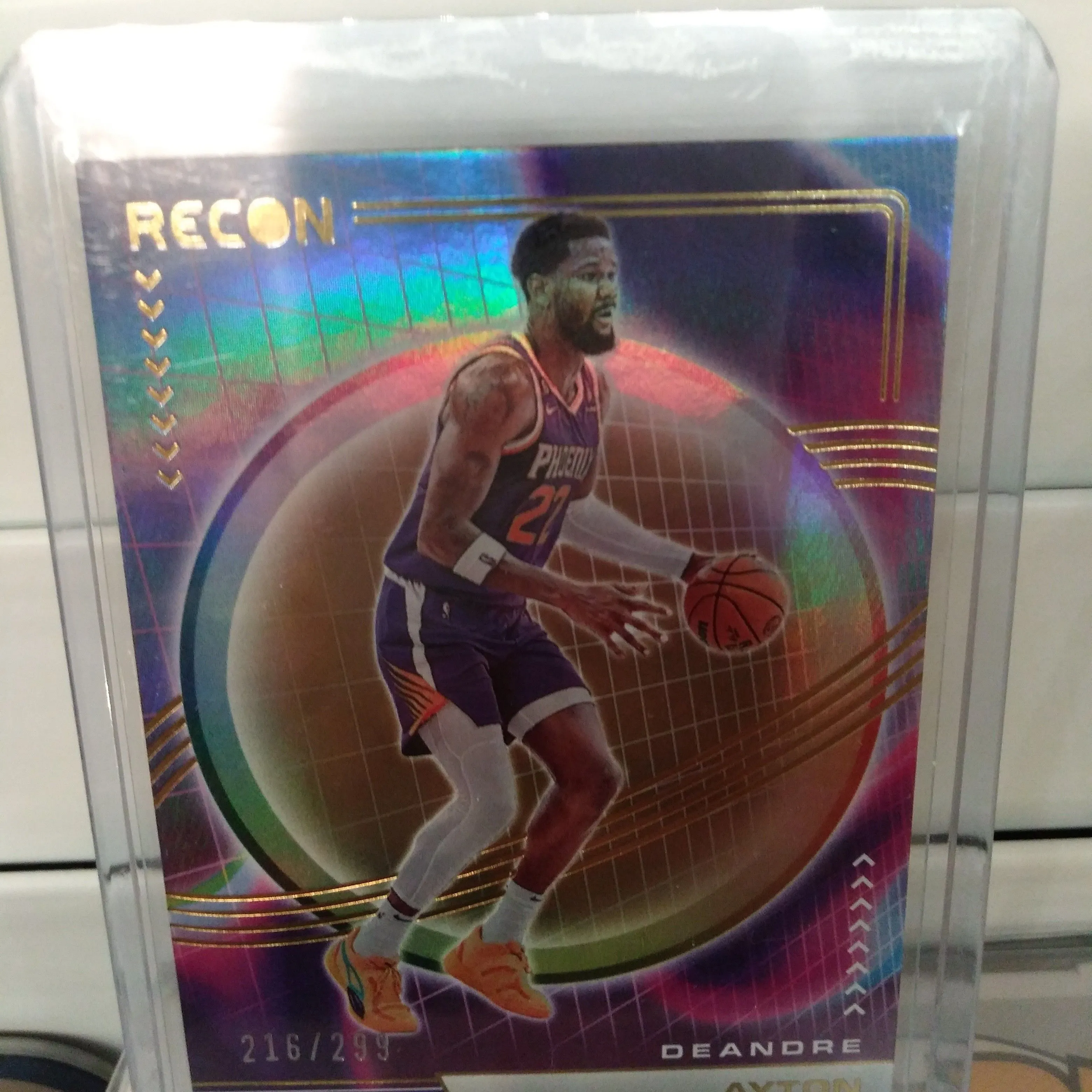 Product image for 2022-23 Recon Deandre Ayton No. 38 Gold Foil /299