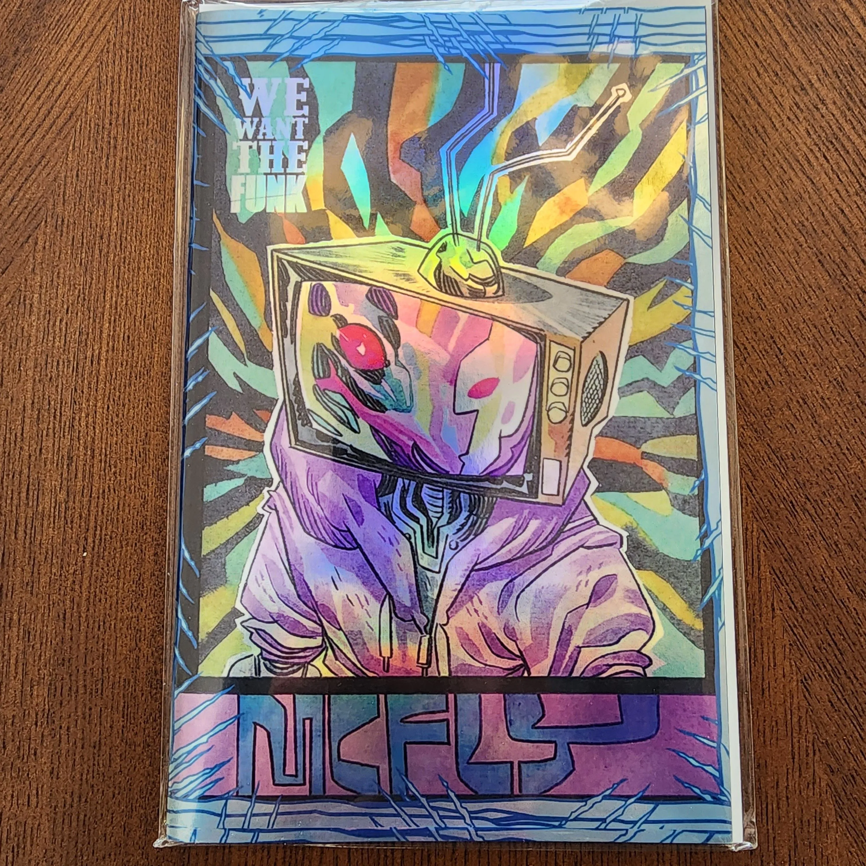 Product image for Ninja Funk We Want The Funk Foil JPG McFly Variant Limited to 50.