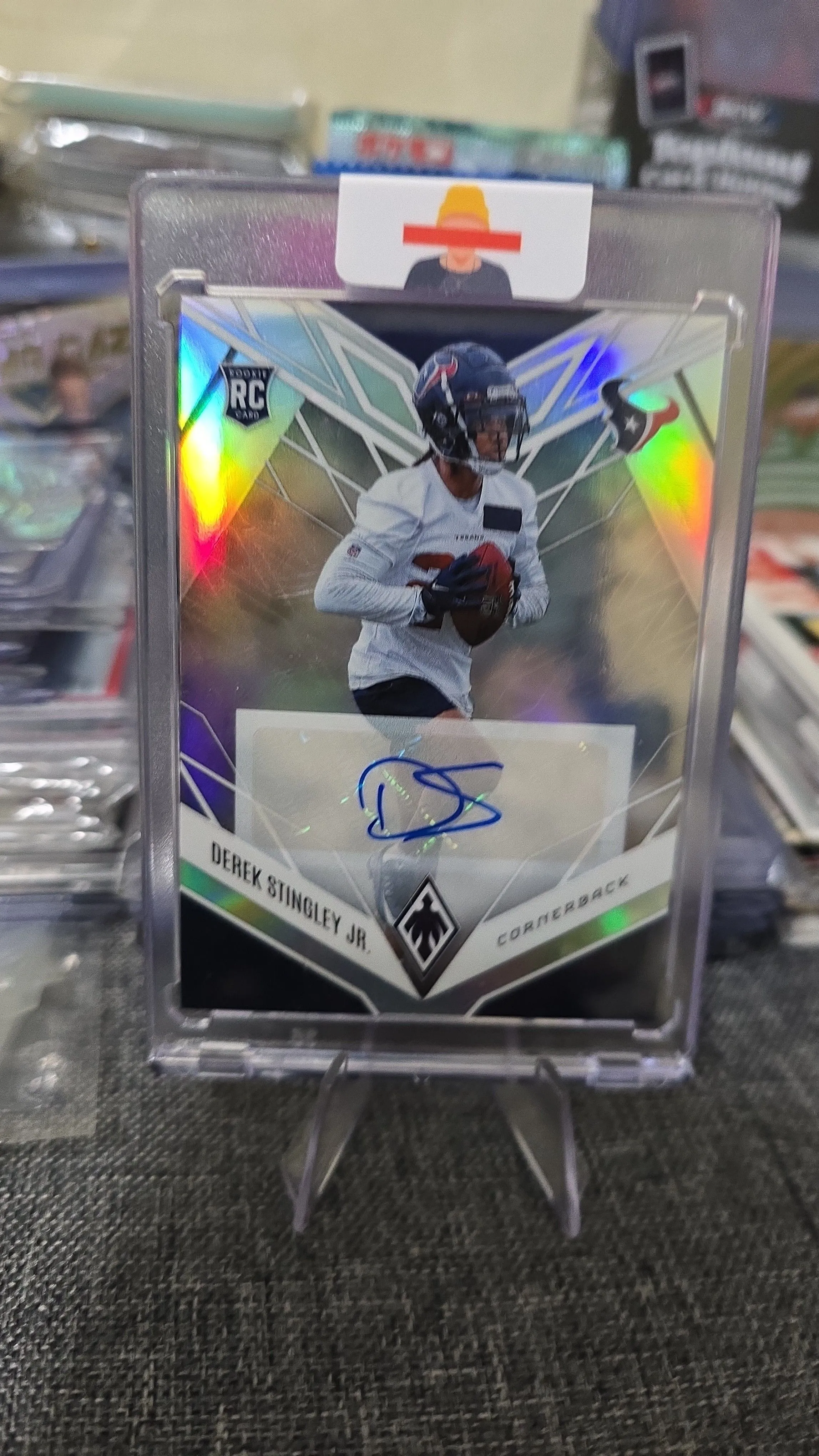 Product image for 2022 Panini Phoenix Derek Stingley Rookie RC Auto #194 Houston Texans 