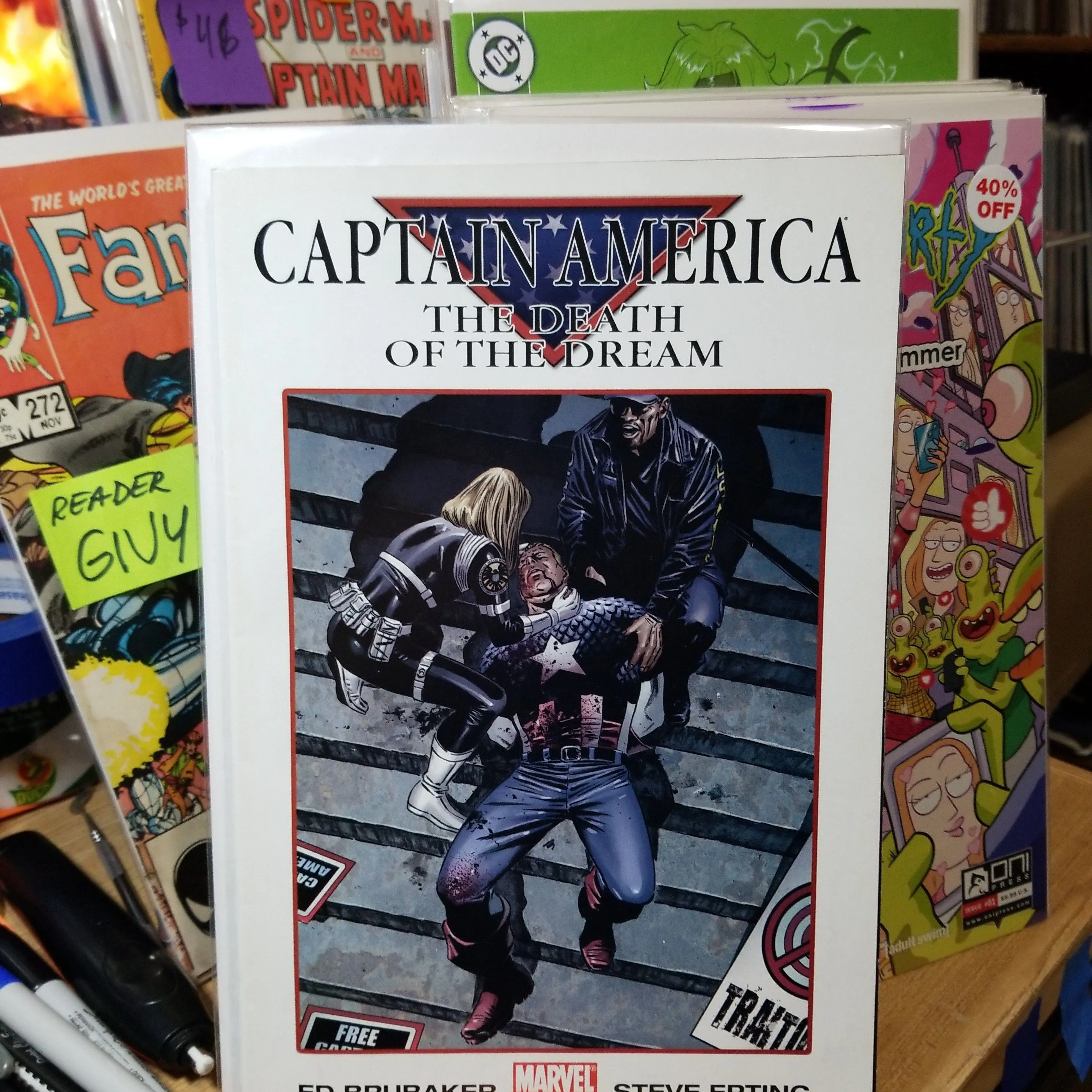 Product image for Captain America #25 2nd print death of cap