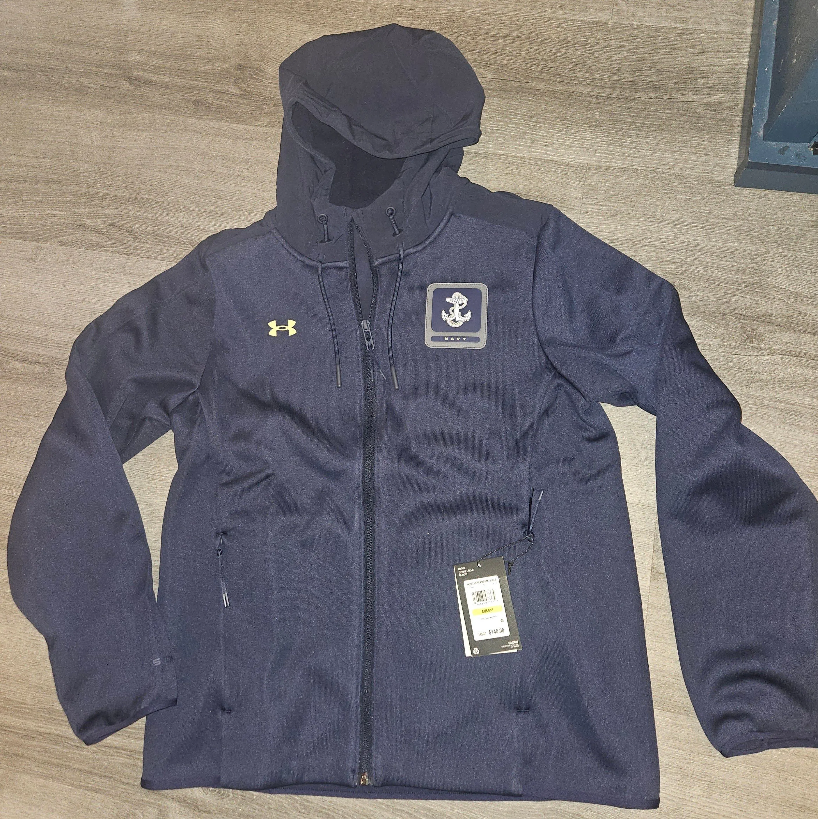 Product image for New With Tags Under Armour U.S.Navy hoddie