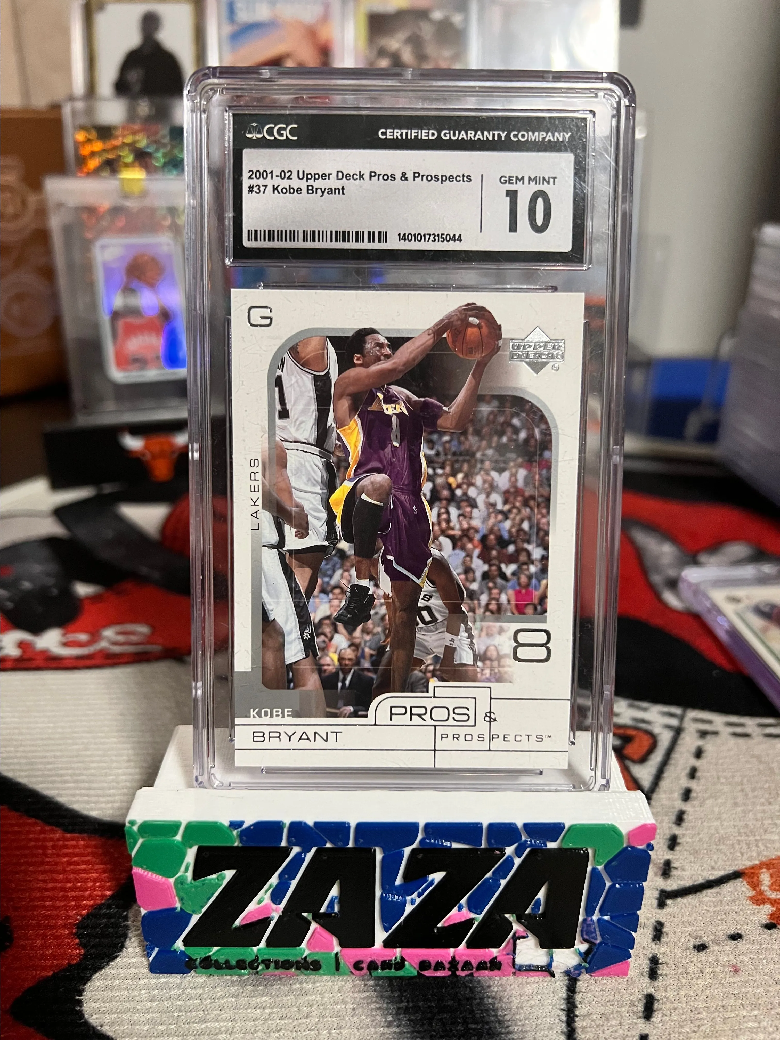 Product image for 2001 Upper Deck Pros & Prospects Kobe Bryant #37 CGC Gem 10!