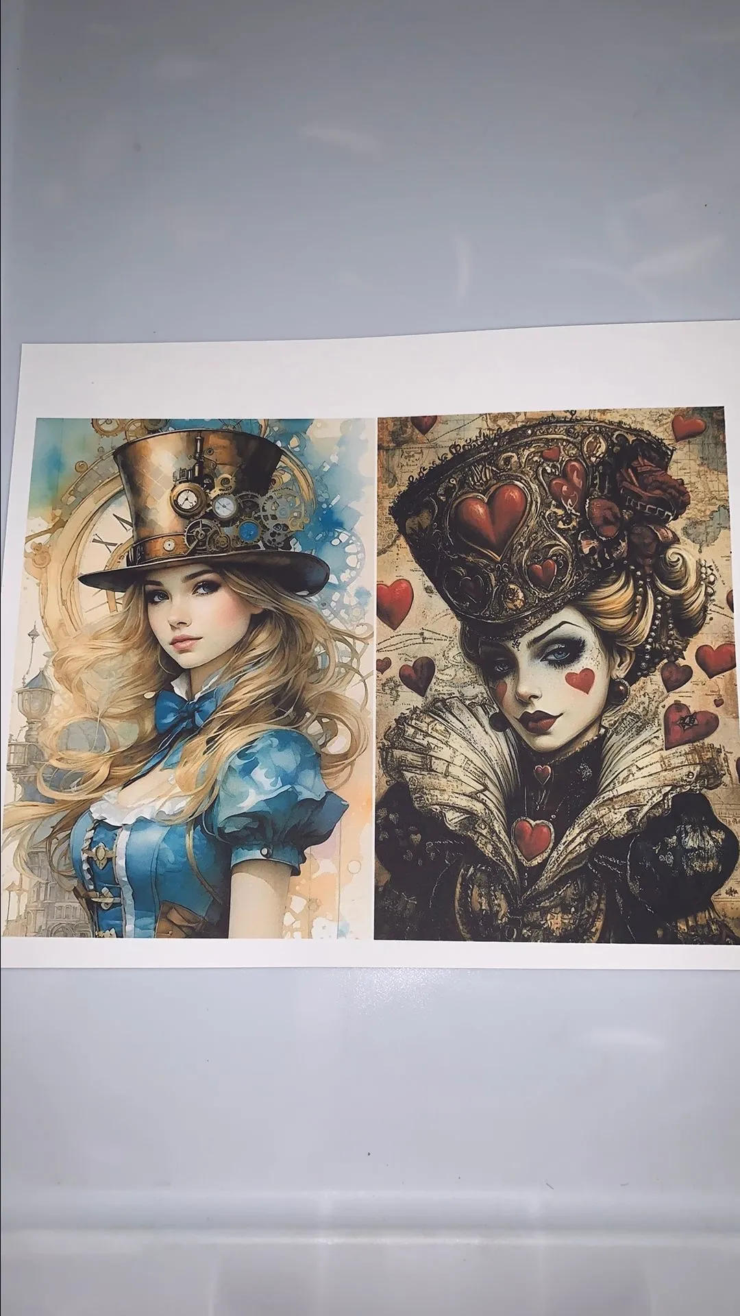 Product image for Alice in Wonderland Steam Punk Printable