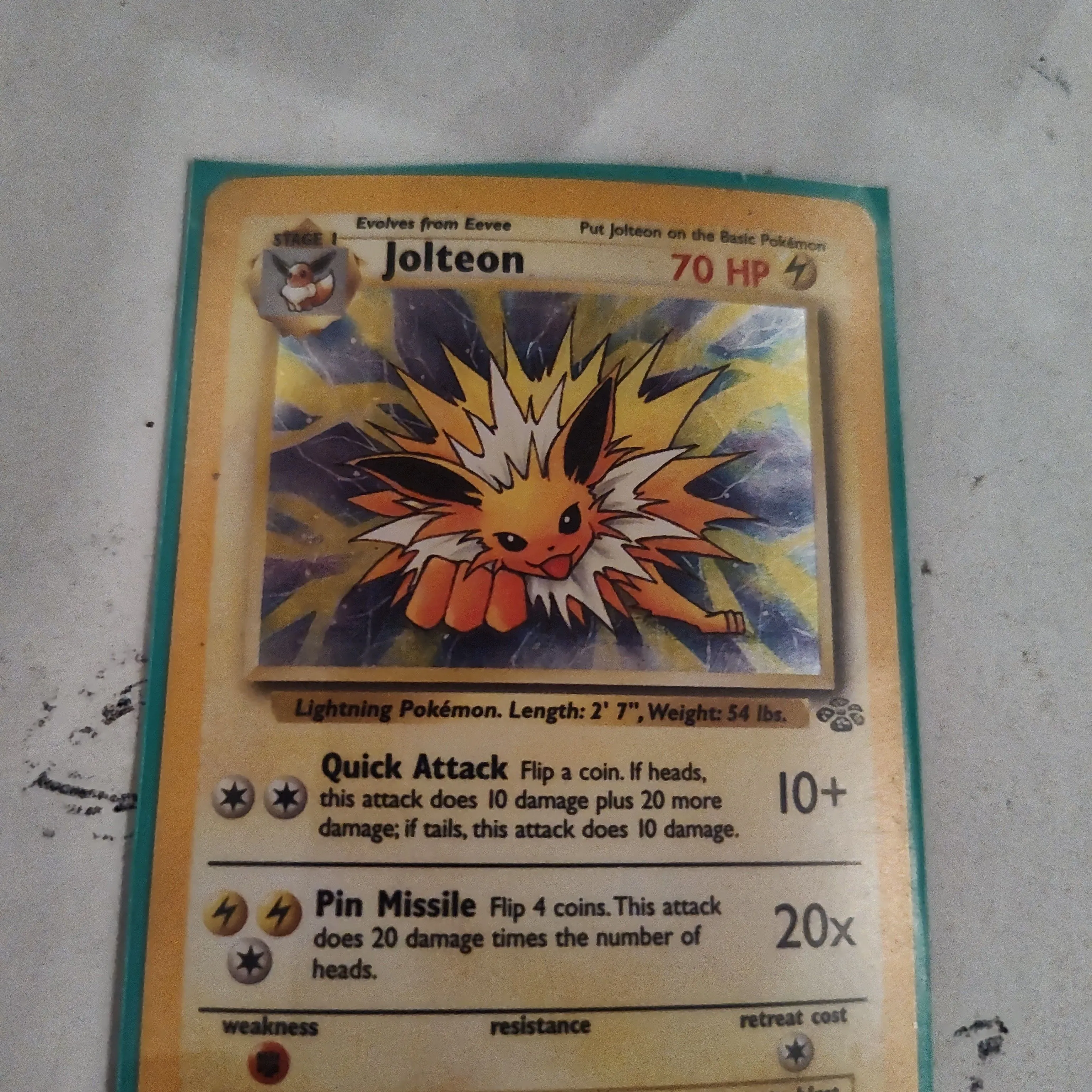 Product image for Pokemon Reverse Holo Jolteon 4/64