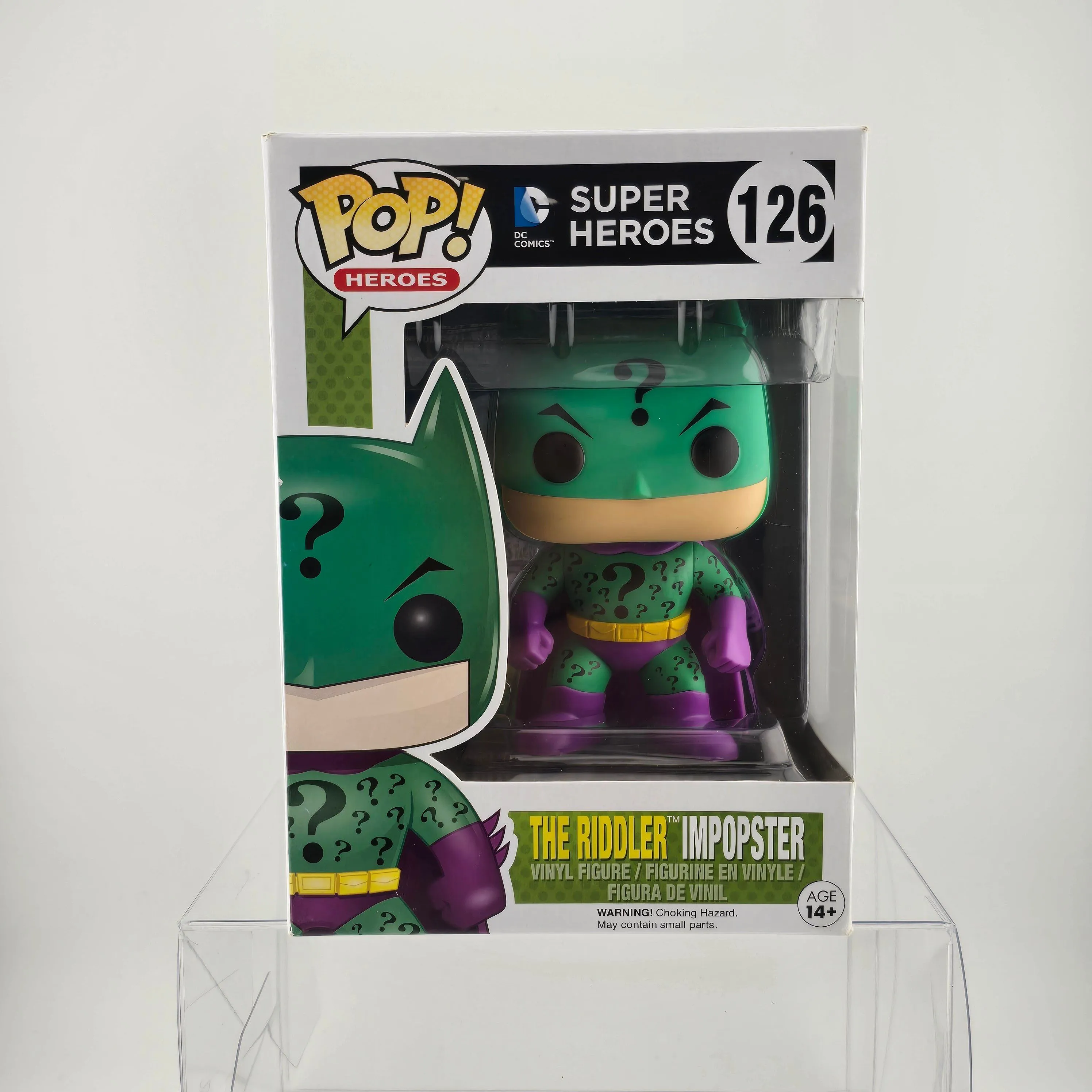 Product image for Heroes - DC Comic Super Heroes- The Riddler Impopster Funko Pop 126