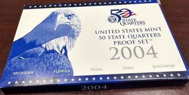 Product image for 2004 proof quarter set