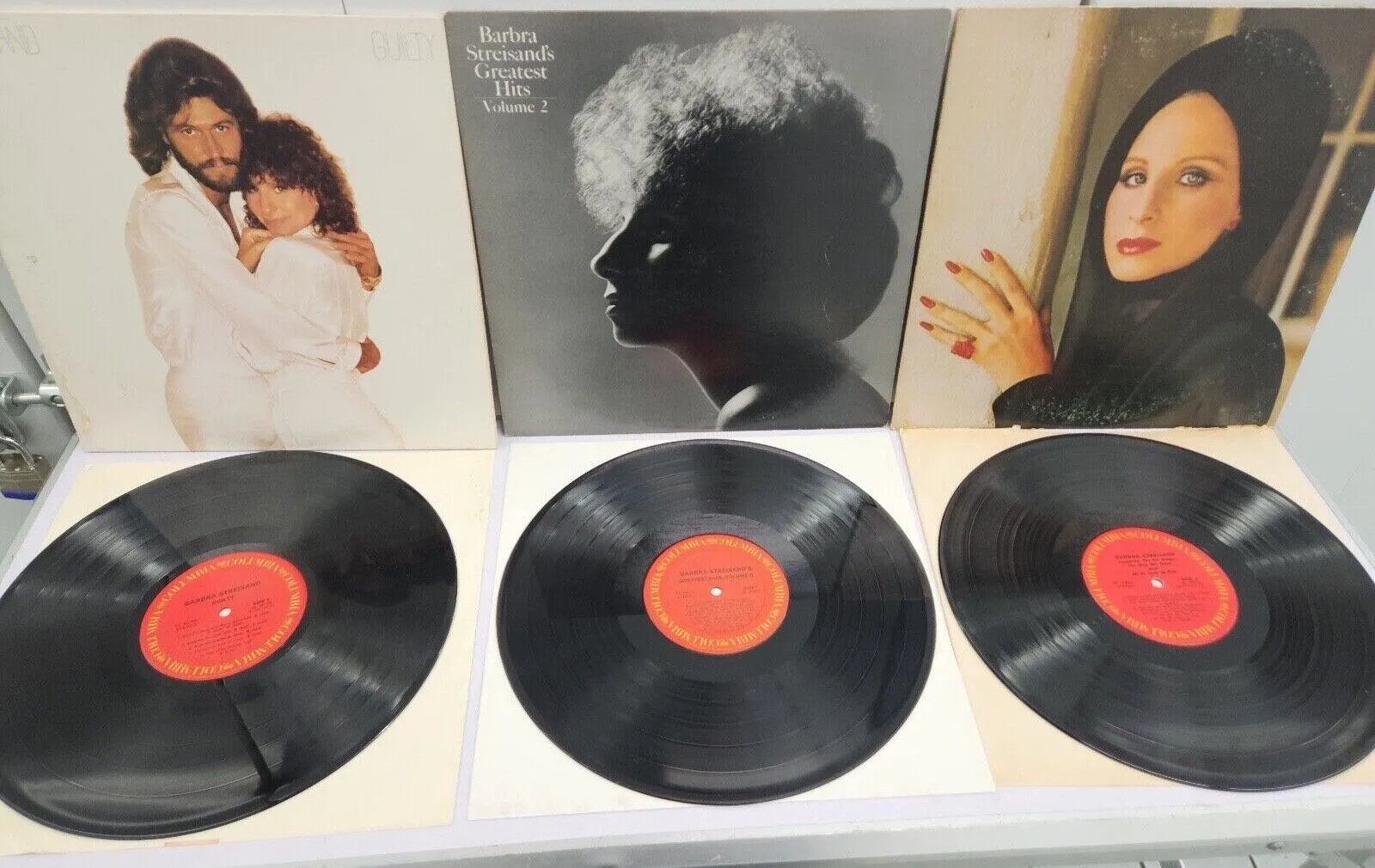 Product image for Barbra Streisand - 3 Vinyl LP - Guilty - Greatest Hits Vol 2 - The Way We Were