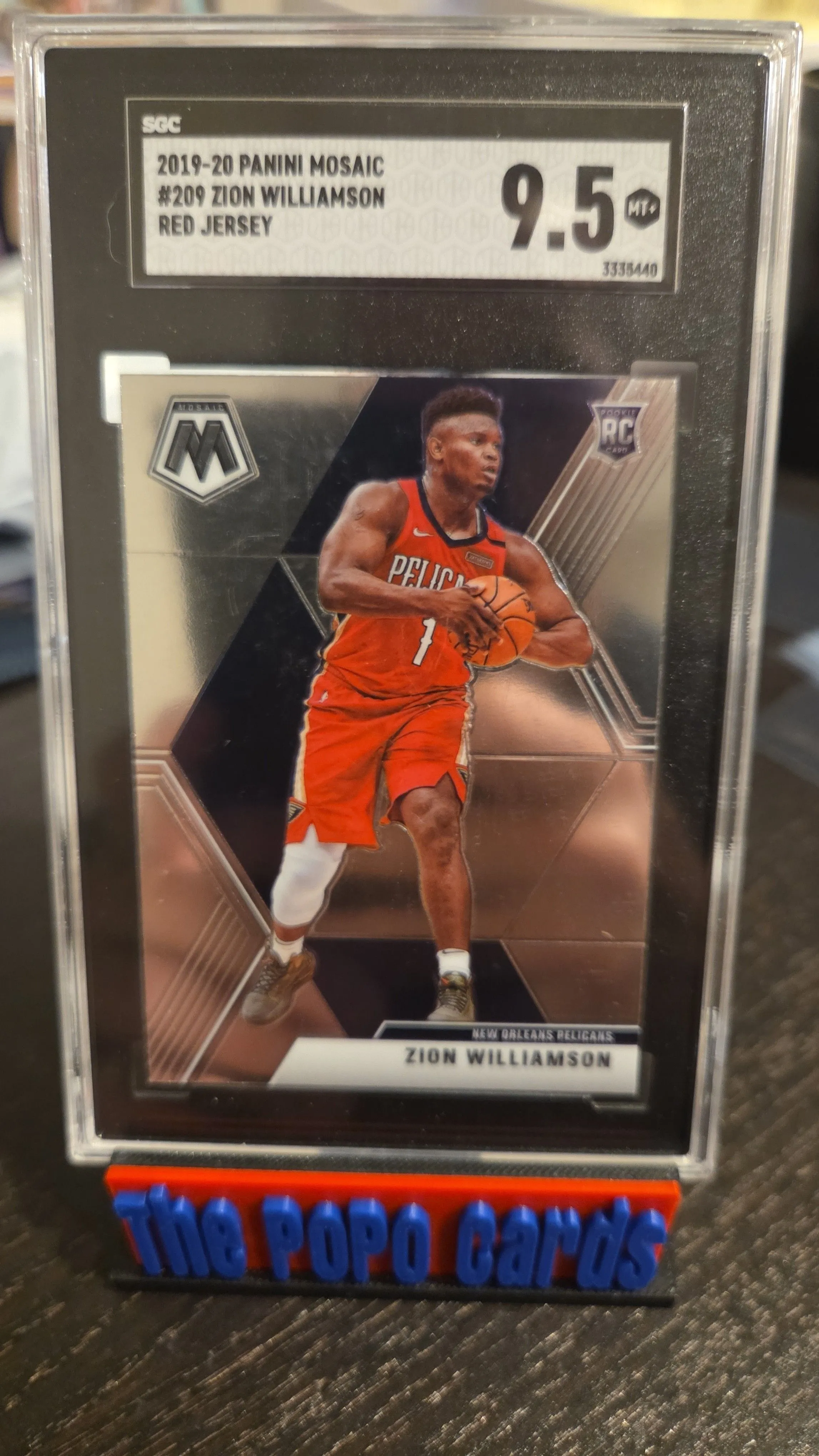 2019-20 Panini Mosaic Zion Williamson Rookie #209 SGC 9.5 New Orleans  Pelicans  Whatnot: Shop, Sell, Connect