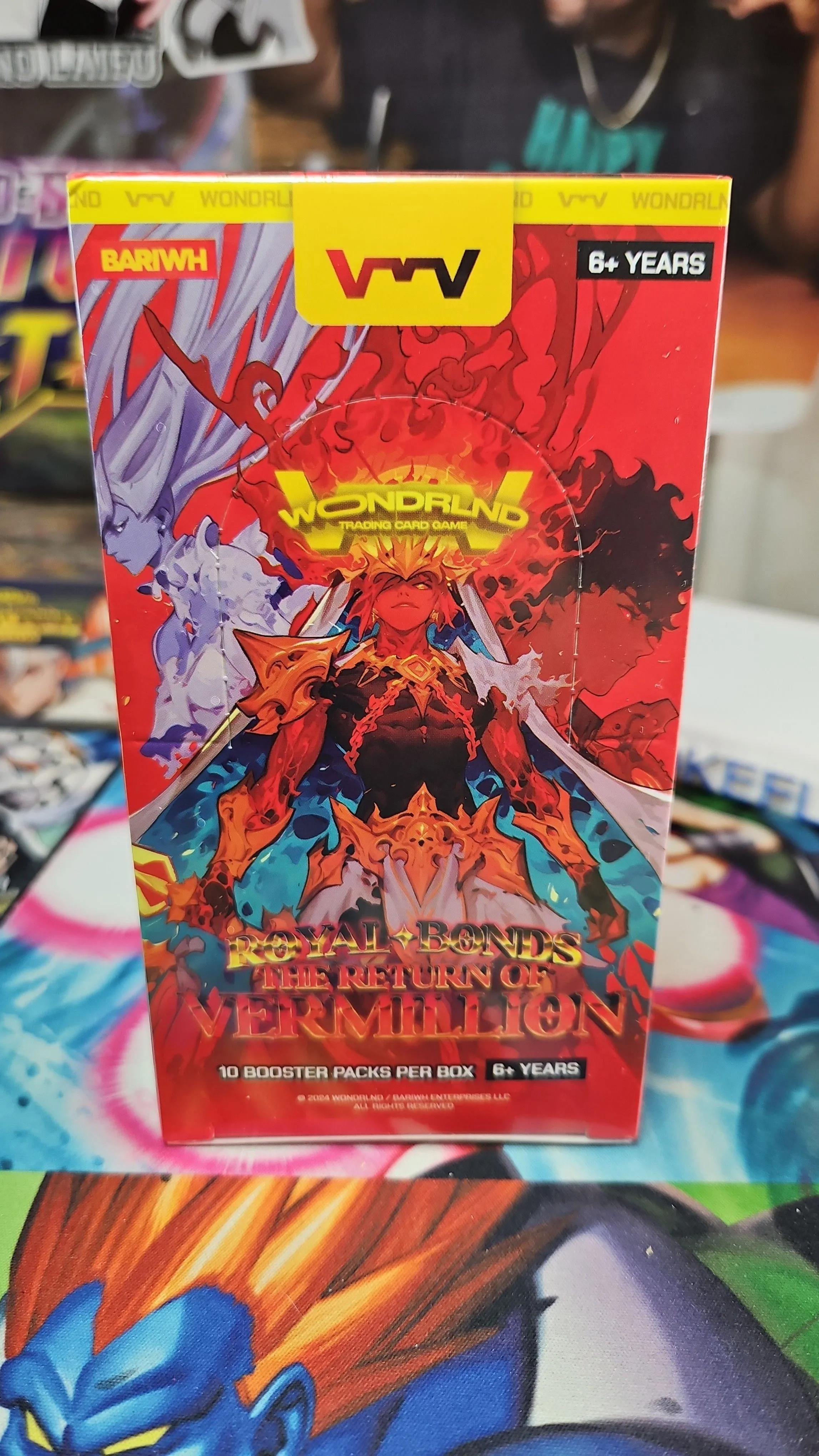 Product image for THE RETURN OF VERMILLION WONDRLND booster box royal bond 
