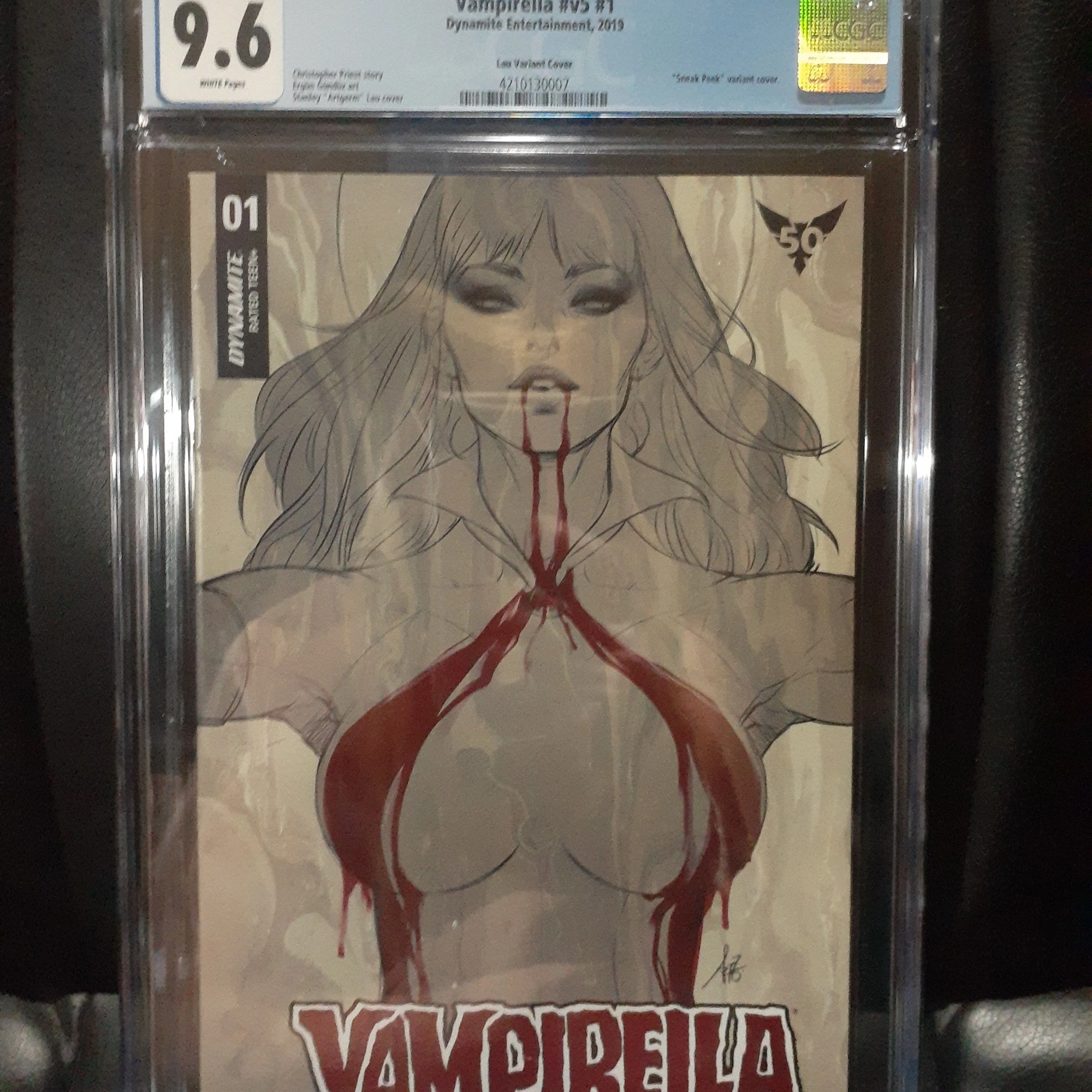 Product image for Vampirella v5 #1 Lau Variant Cover CGC 9.6 2019