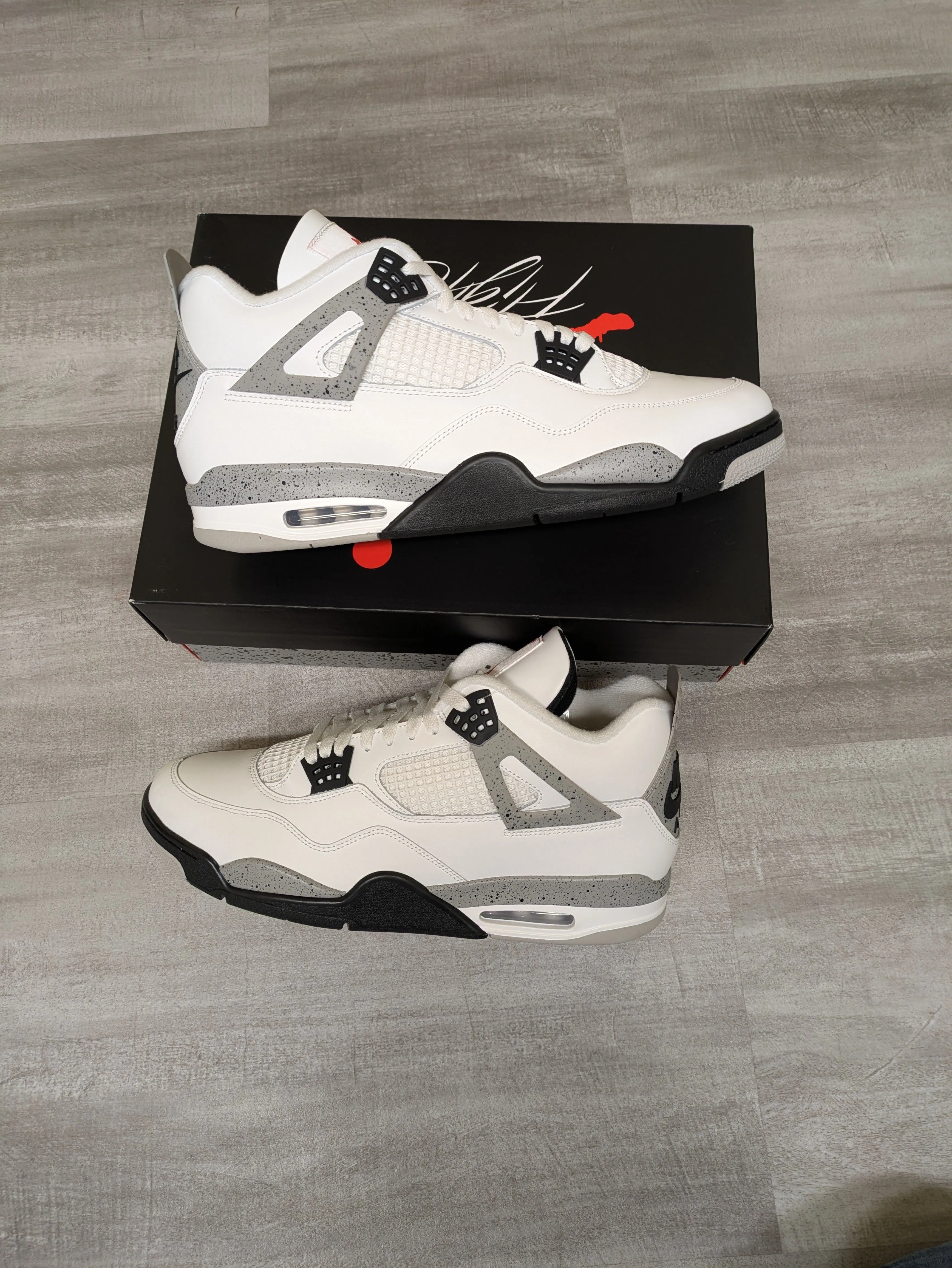 Product image for Air Jordan 4 white cement size 15M