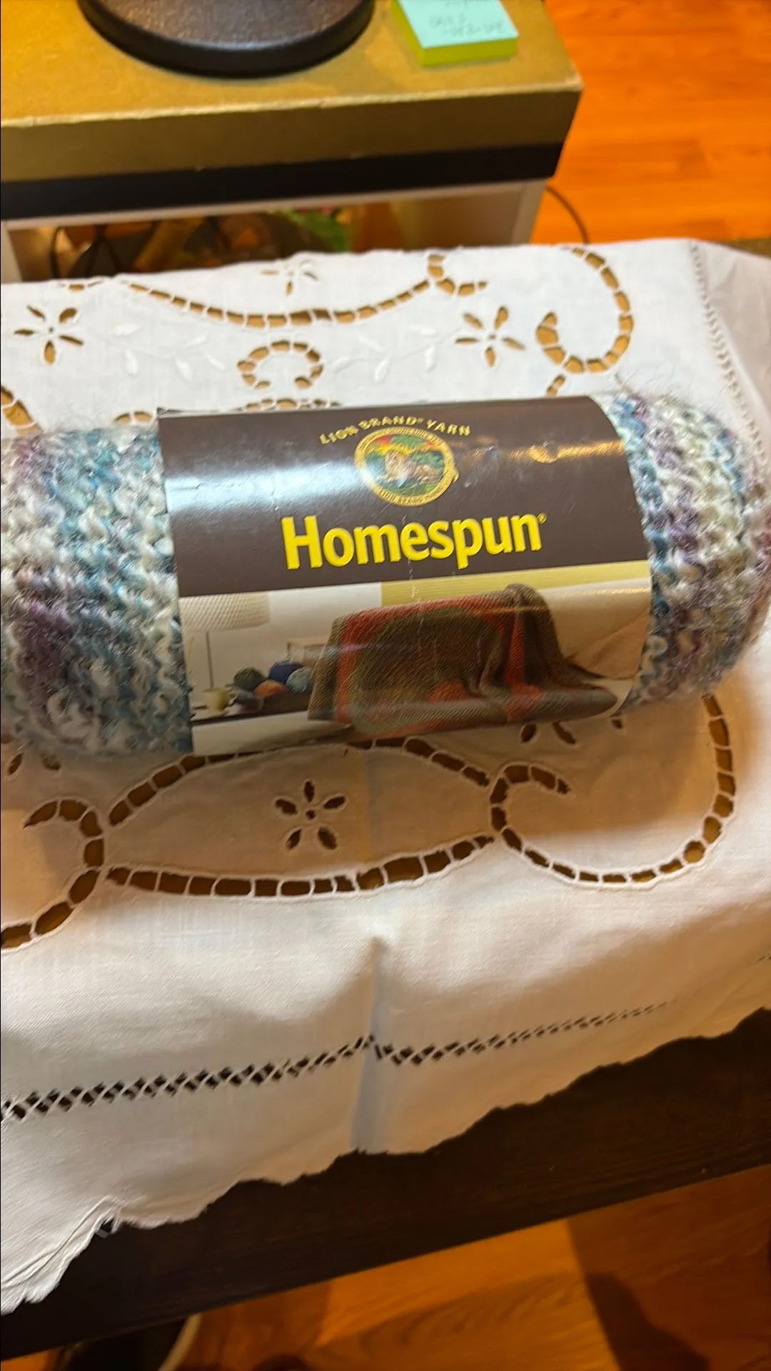 Product image for 38-Lion Brand yarns Homespun-discontinued