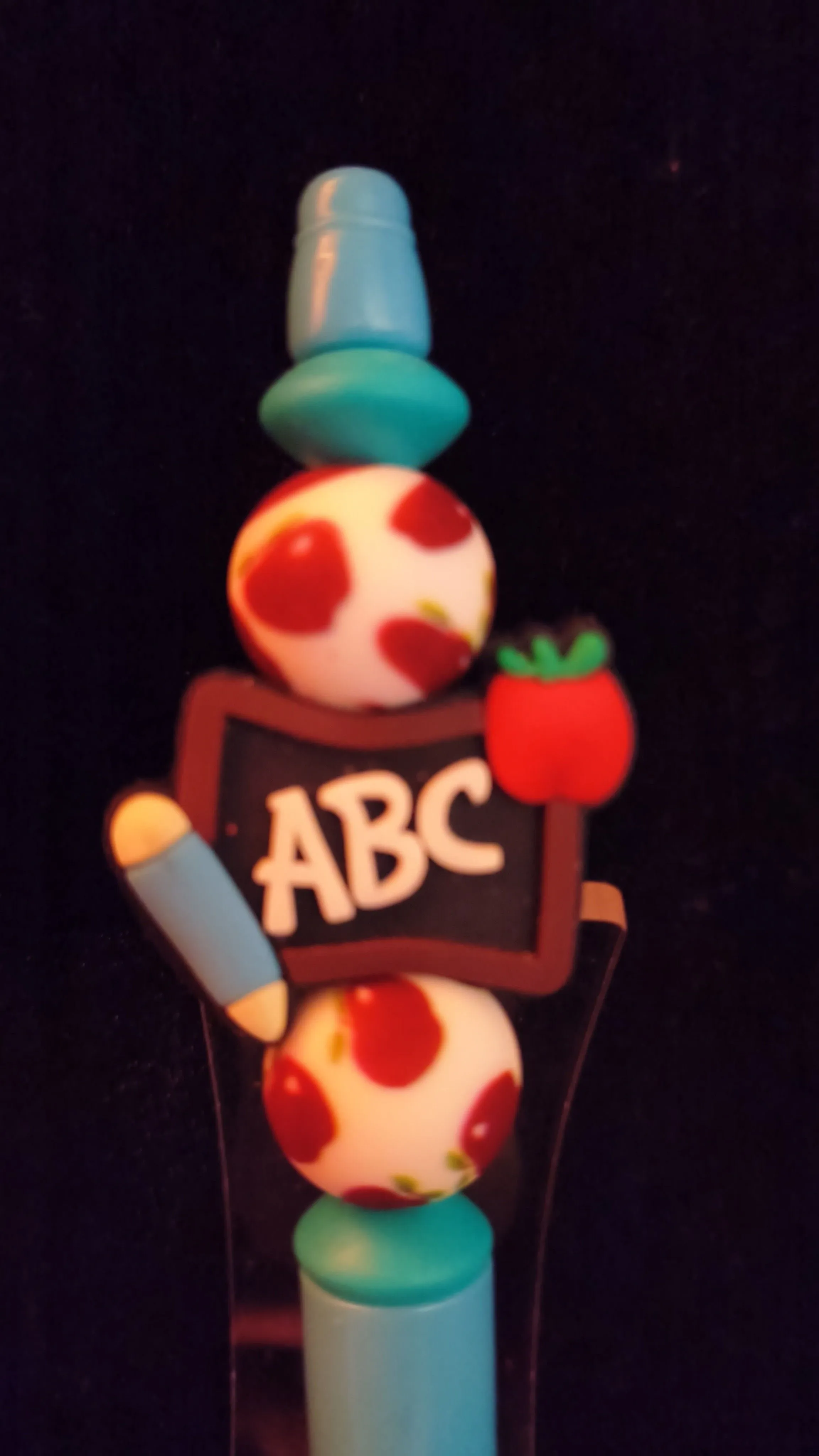 Product image for Beadable Pens - Blue Apple Blackboard #420