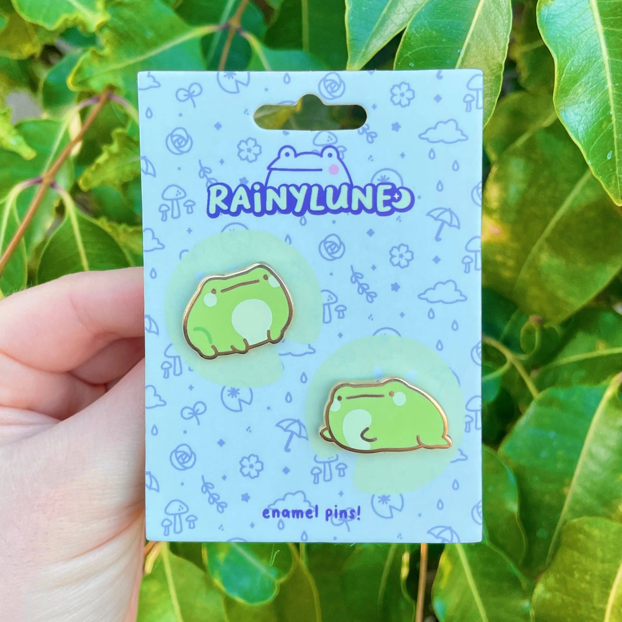 Product image for Rainylune Collectible Pin - NPC Frogs Mini Pins