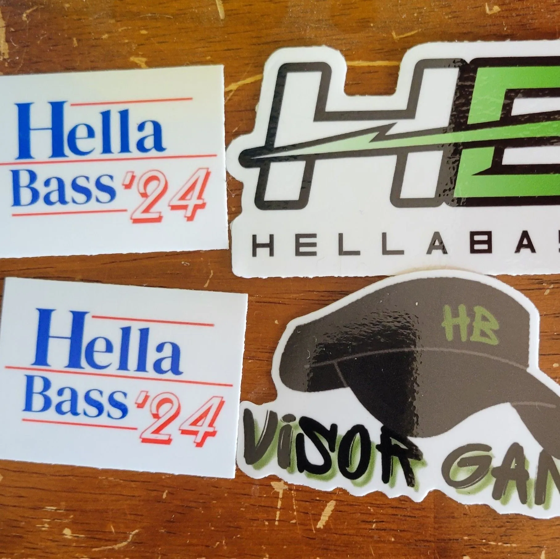 Product image for 4pk HellaBass Variety Sticker Pack