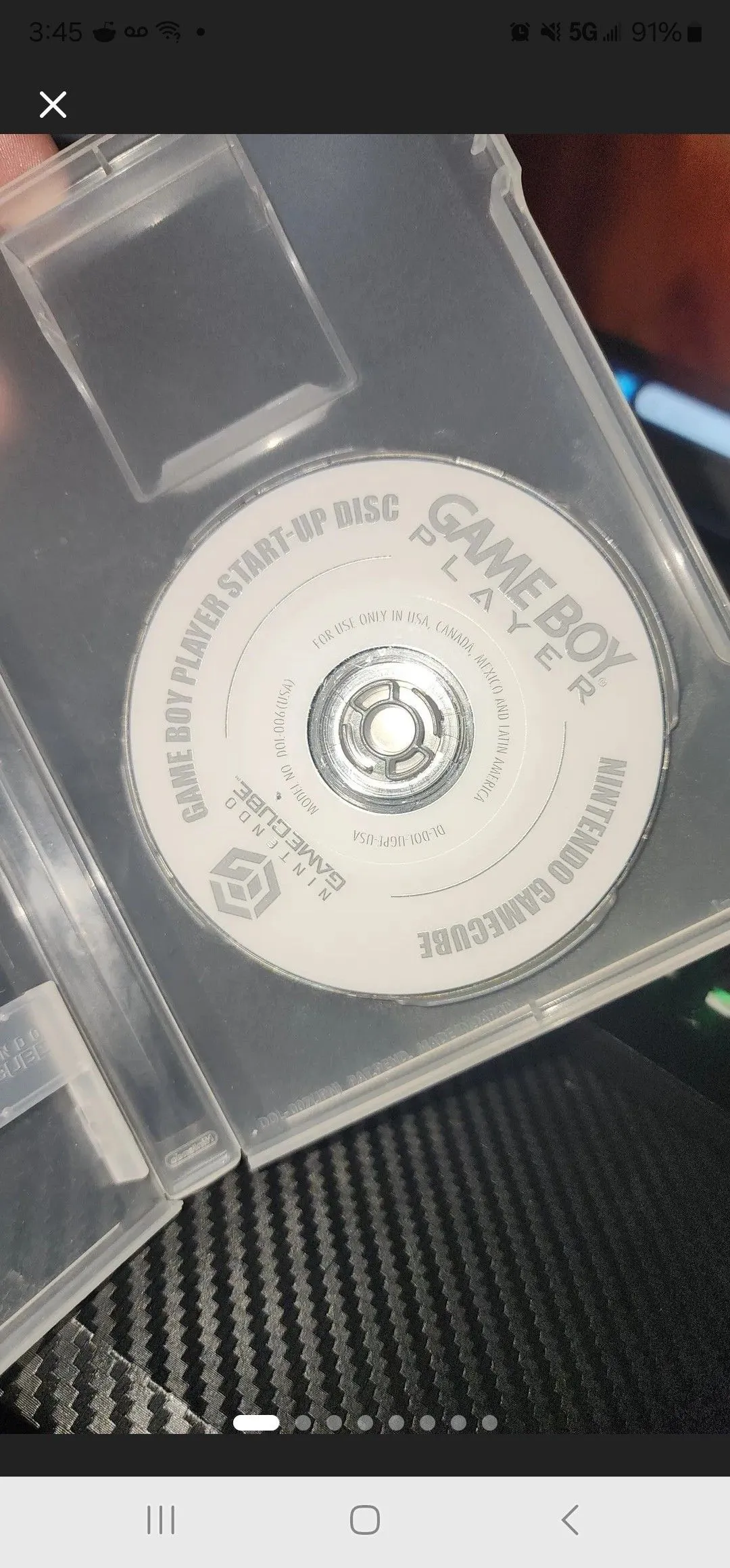 Product image for GameCube: Game Boy Player Start-Up Disc only. USA
version