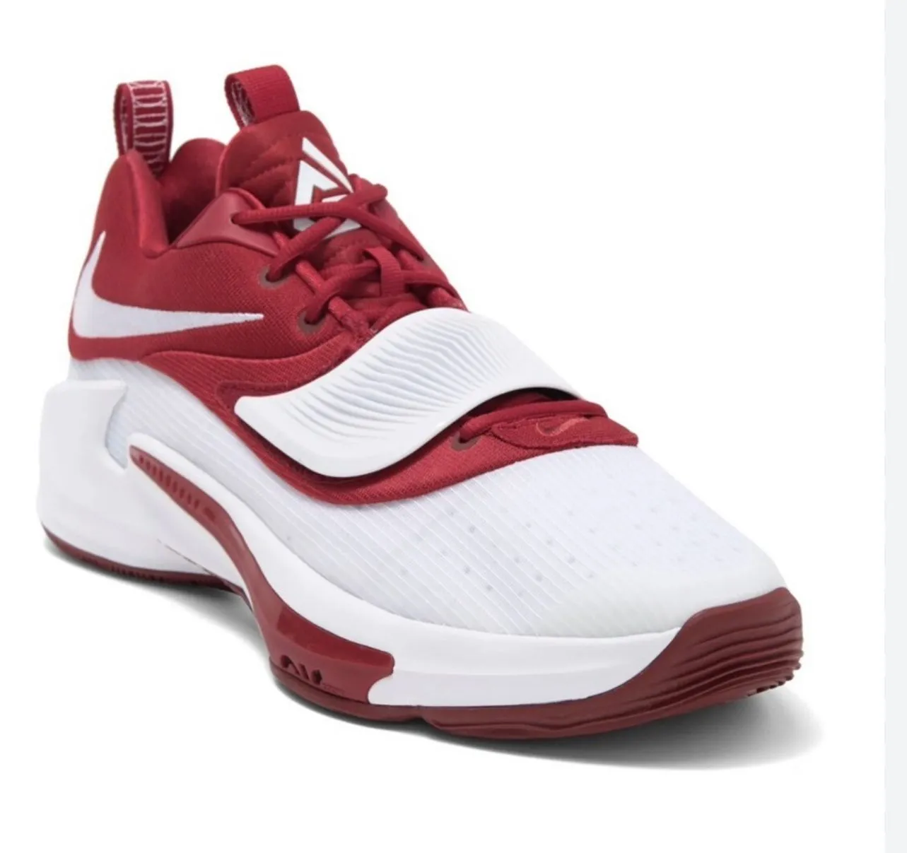 Product image for M. (Size 17.5) NIKE Zoom Freak 3 TB University Red WHITE MENS SNEAKERS BASKETBALL