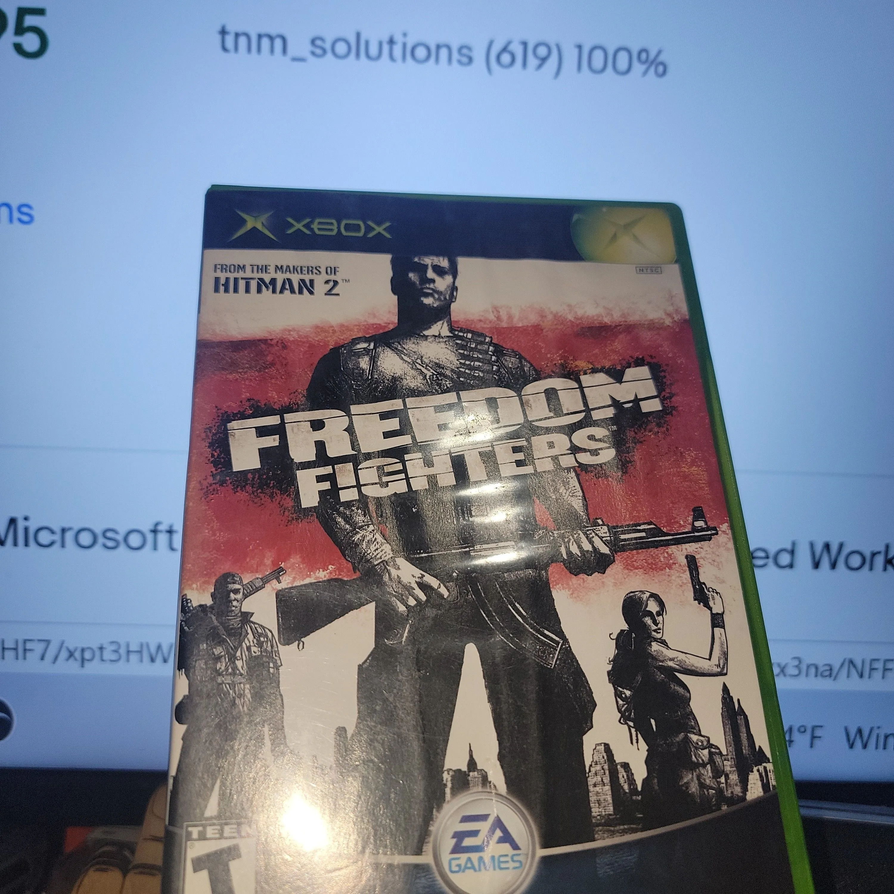 Product image for Freedom Fighters XBOX CIB