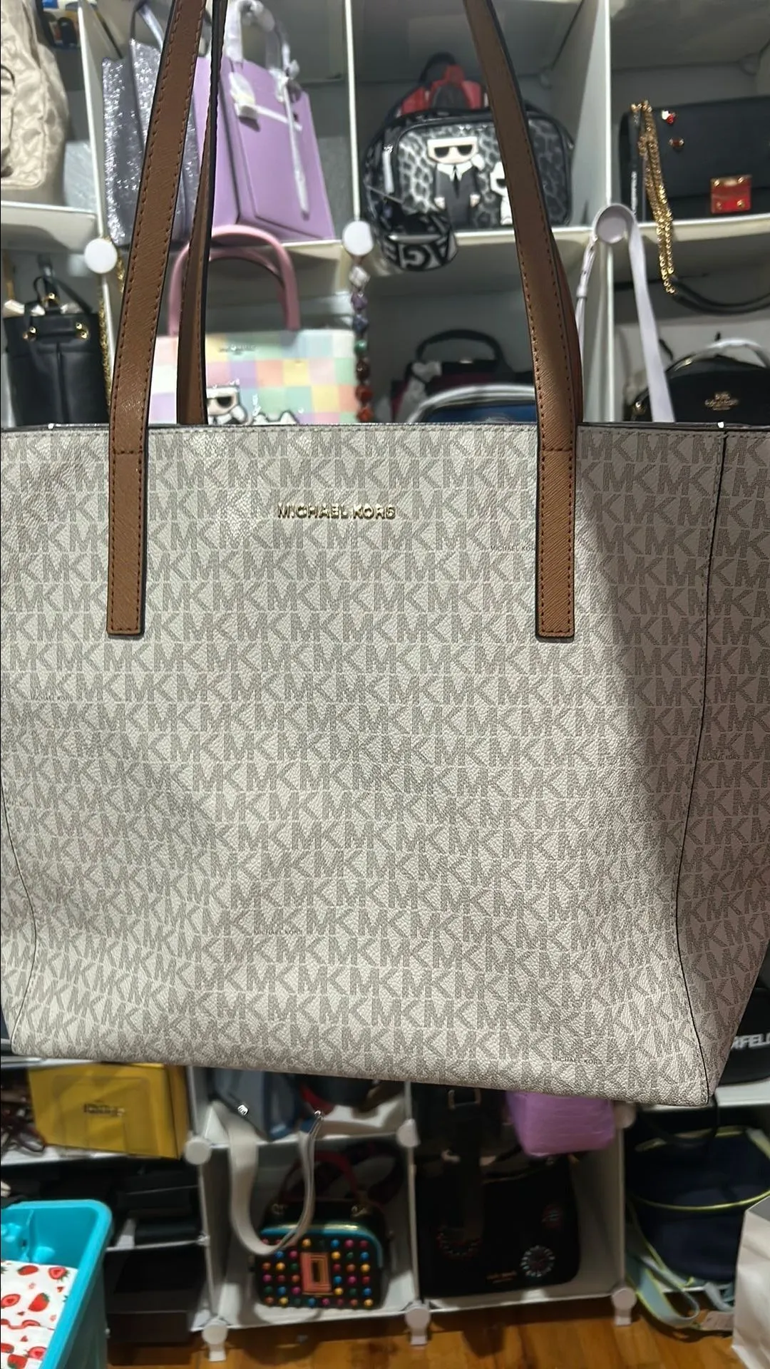Product image for Michael Kors vanilla collection tote bag