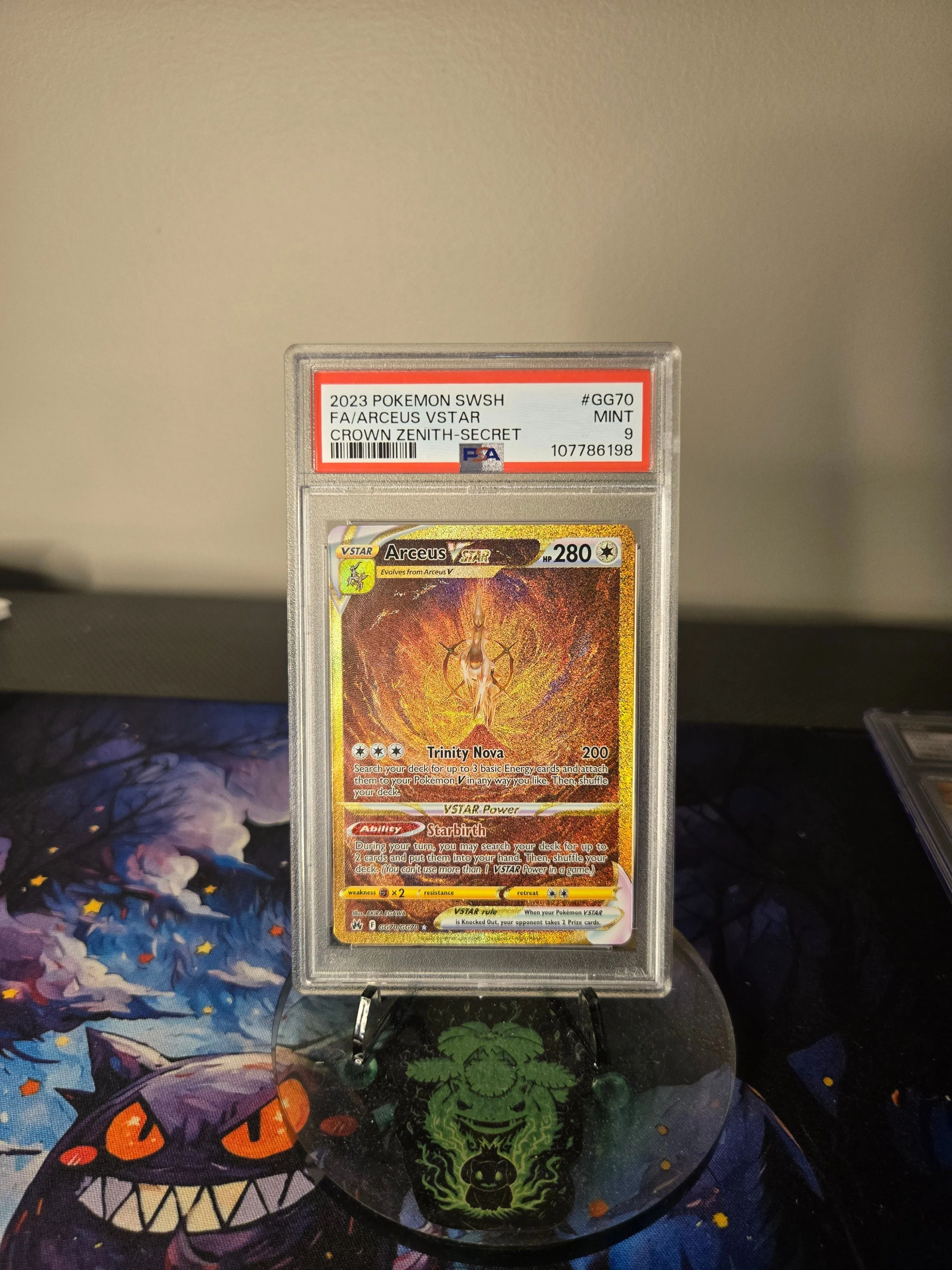 Product image for Arceus Vstar GG70 PSA 9