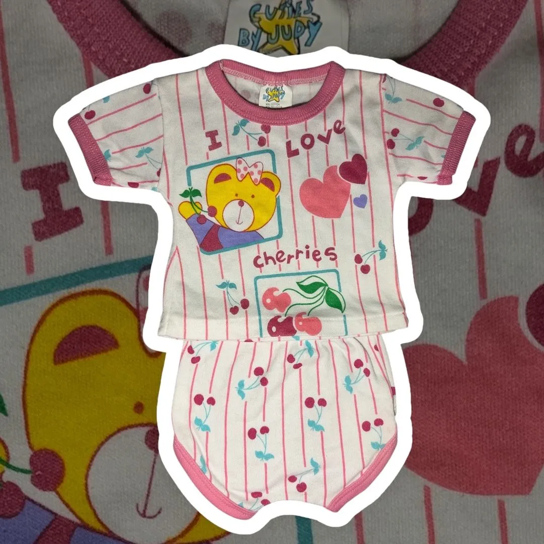 Product image for 0/6M Cuties By Judy Cherry Set