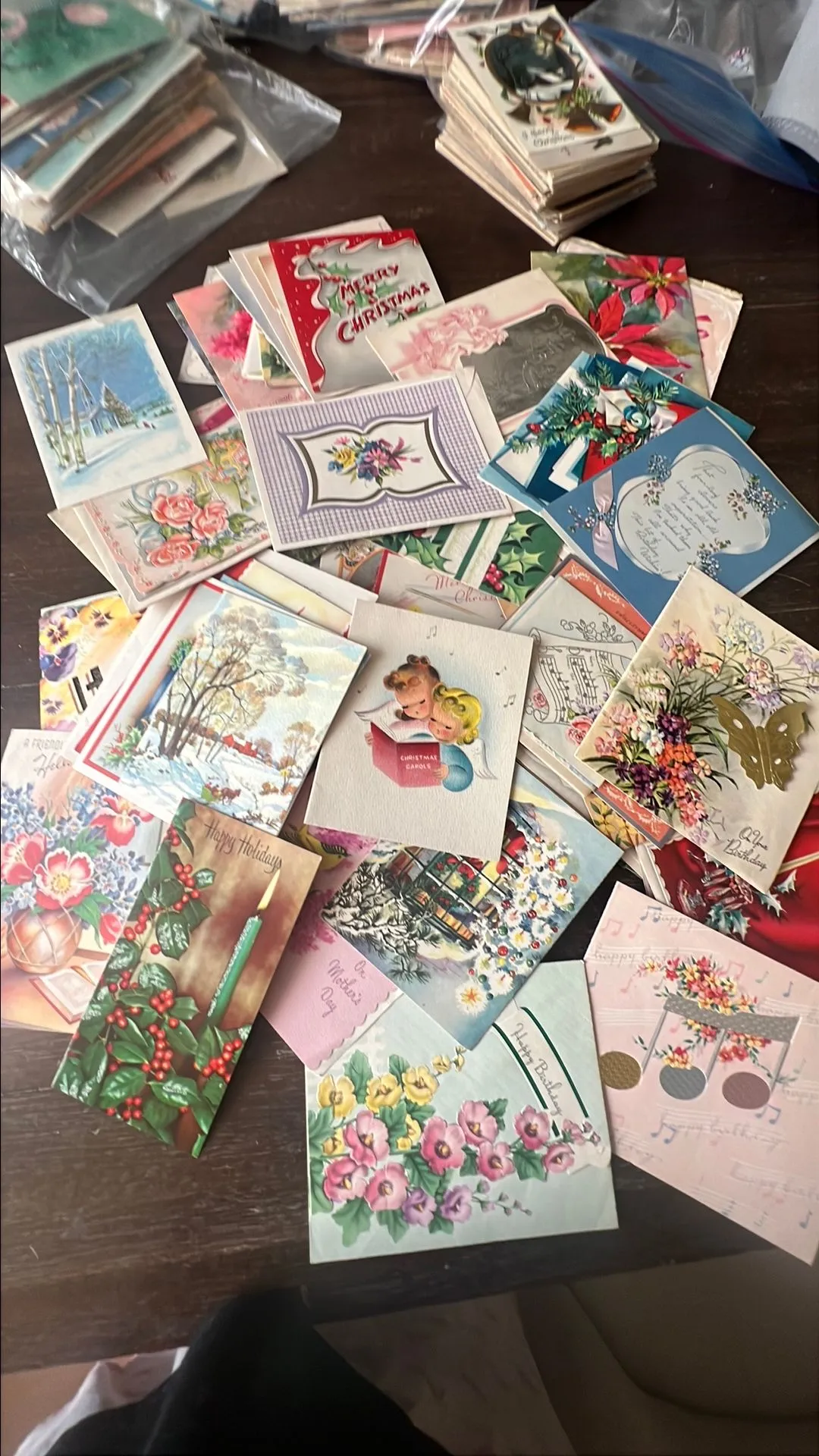 Product image for 20 random seller picked vintage mixed occasions greeting cards