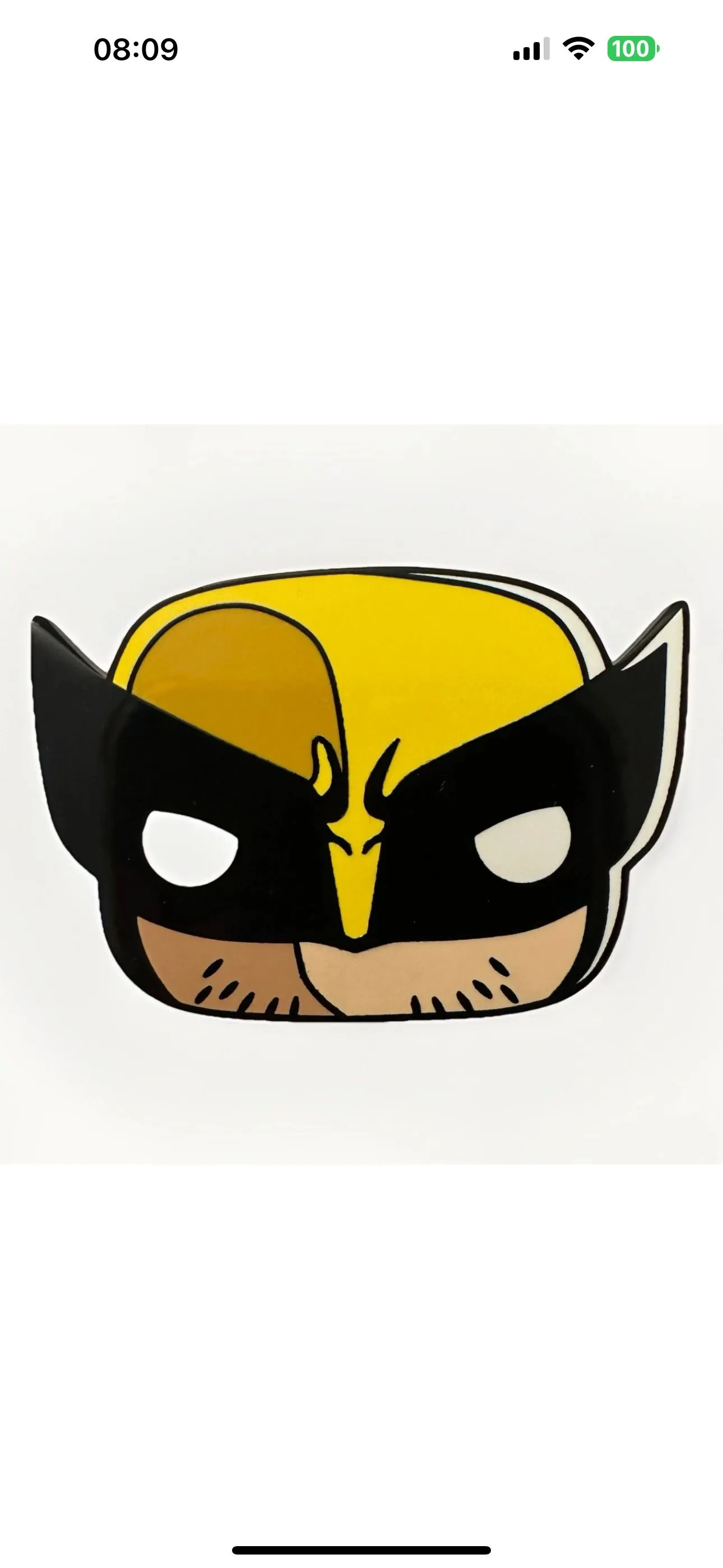 Product image for Disney Pin Wolverine Marvel Funko Pop X Men 97 Mask 2023 Trading Pin Yellow